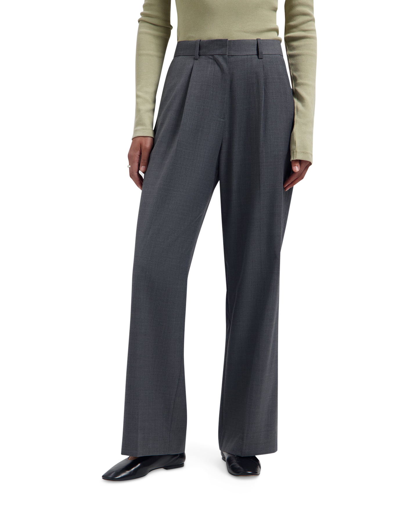 OLAF Wool Tailored Trousers GRIJS 3