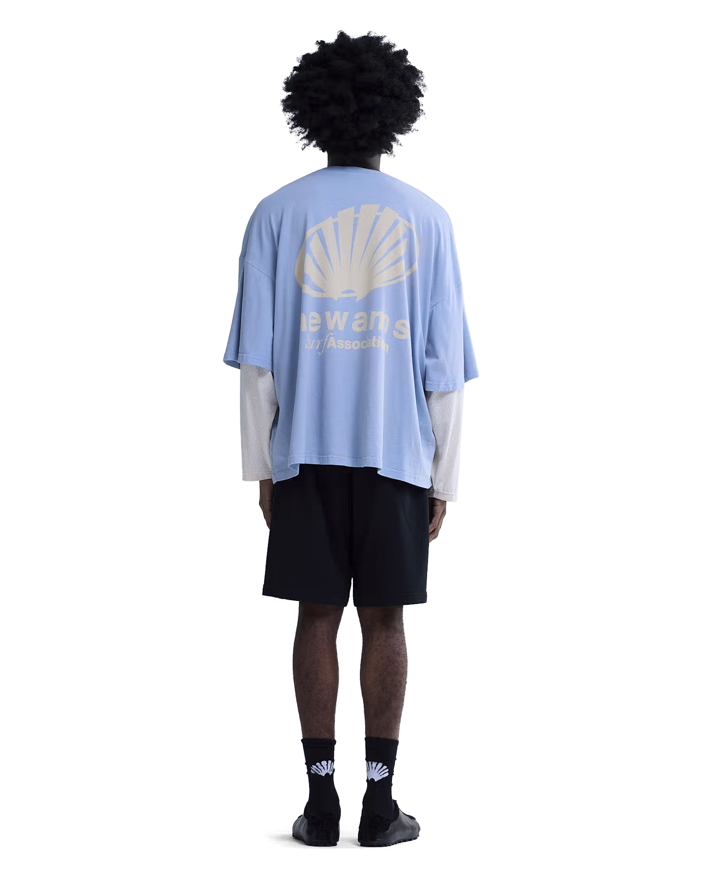 New Amsterdam Surf Association Corporate Logo Longsleeve LICHTBLAUW 3