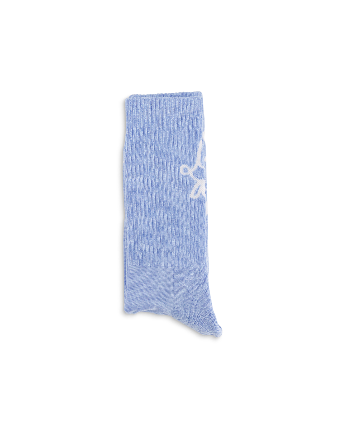 OLAF Monogram Logo Socks BLAUW 1