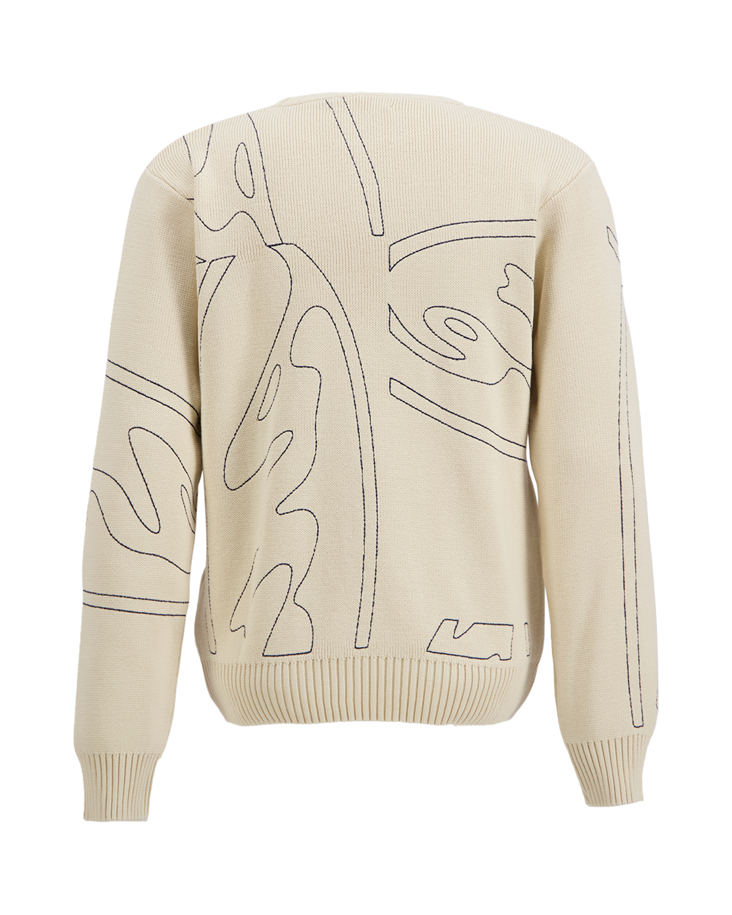 Arte Antwerp Allover Circle Logo Knit BEIGE 2