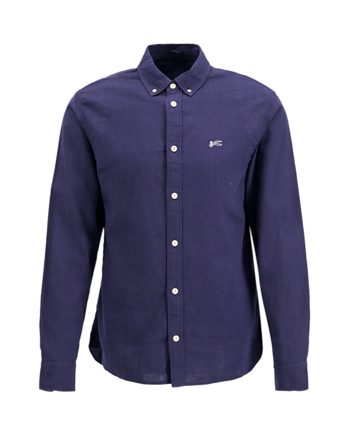Denham Scissor Button Down Shirt Lc DONKERBLAUW 1