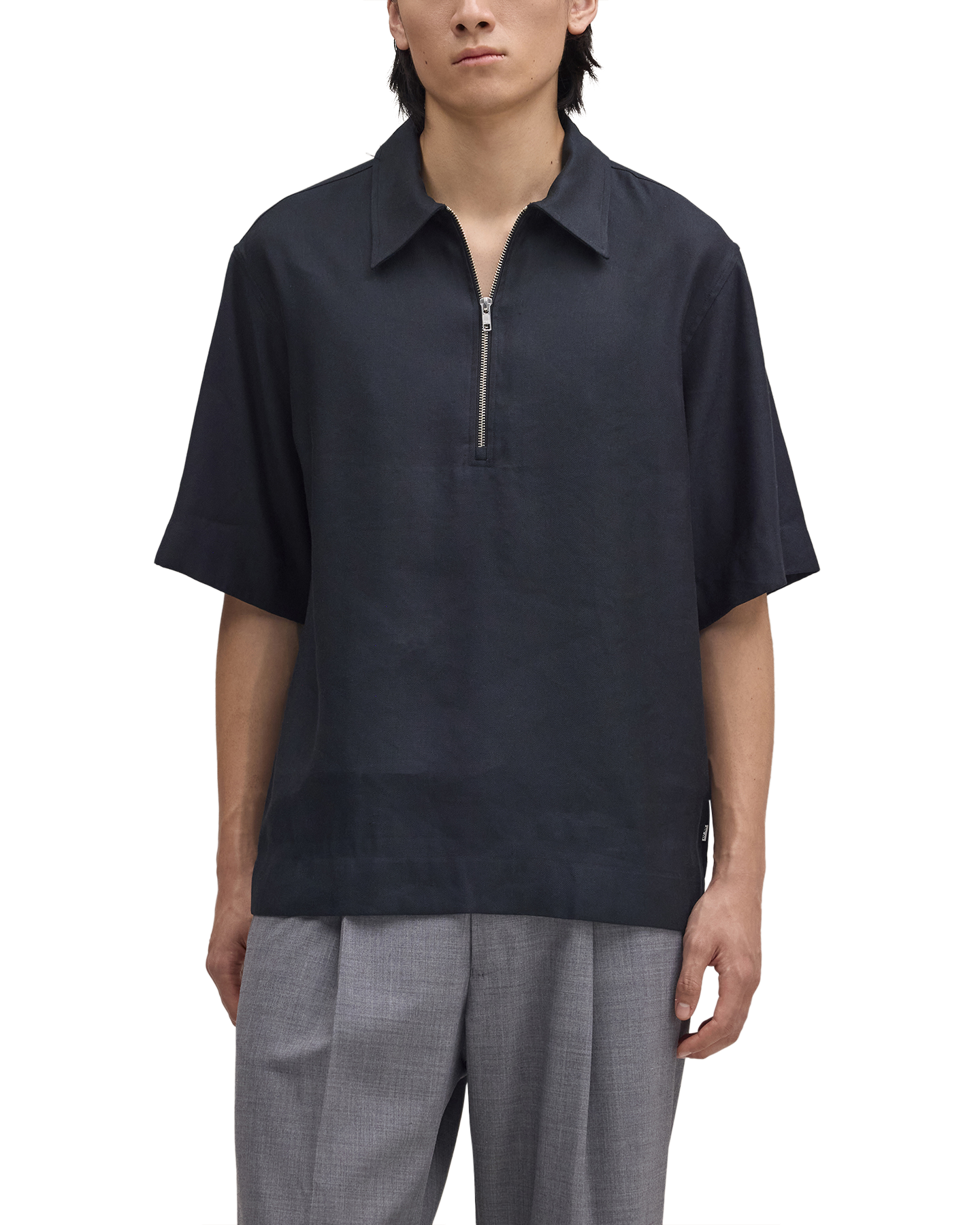 NN.07 Bruno Half Zip 1808 DONKERBLAUW 3
