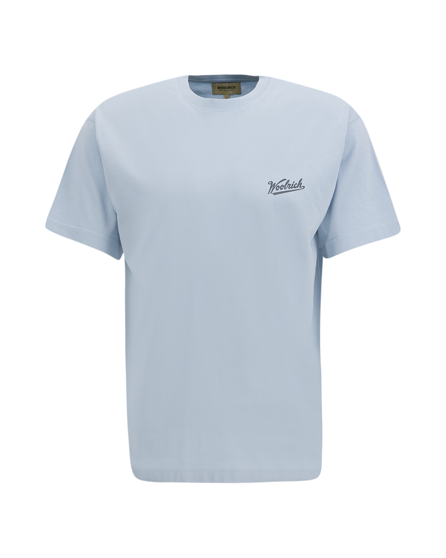 Woolrich Cotton Graphic T-Shirt LICHTBLAUW 2