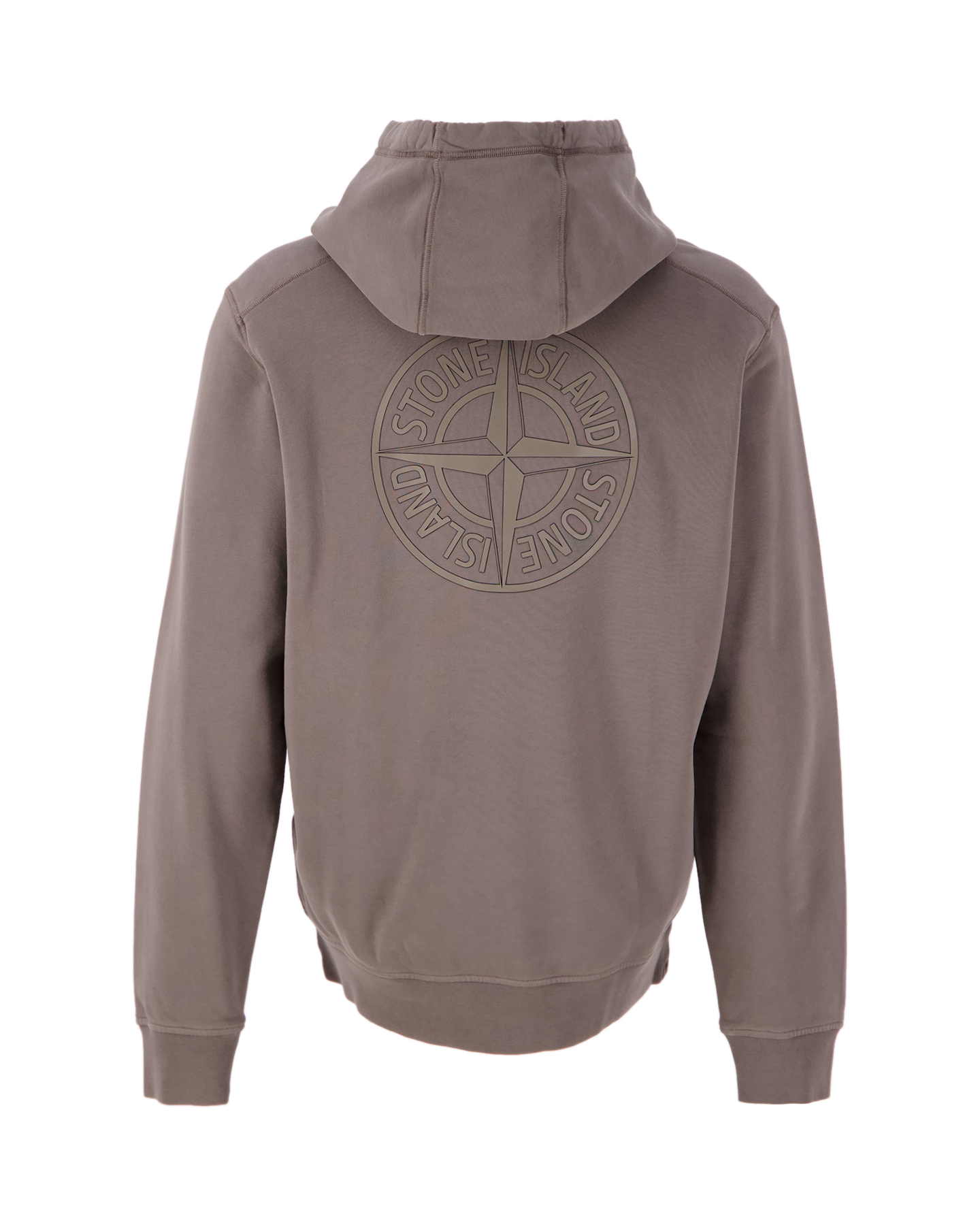 Stone Island 66283 Cotton Fleece Backprint Hooded Sweatshirt BRUIN 1