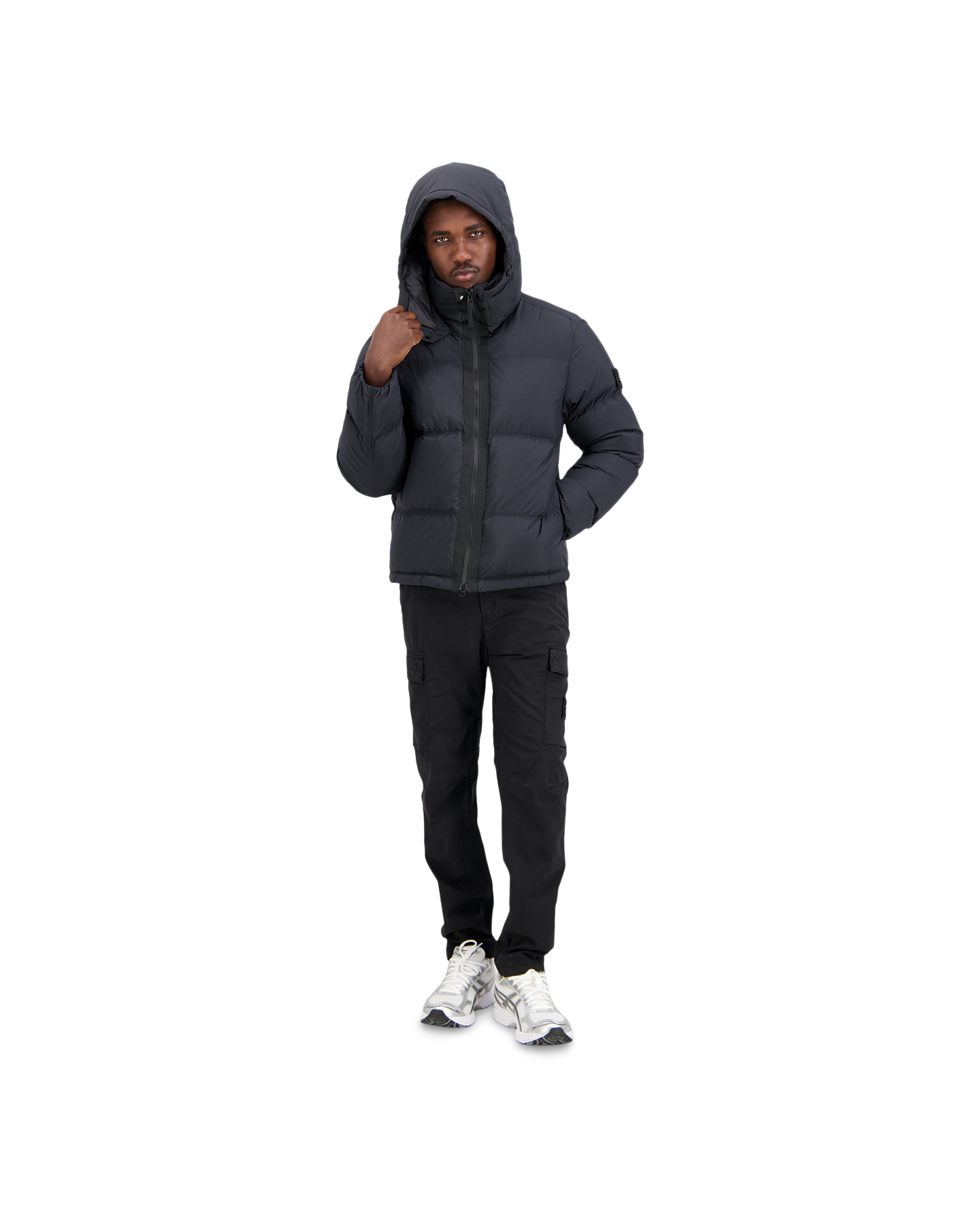 Stone Island 4100013 Jas ZWART 4