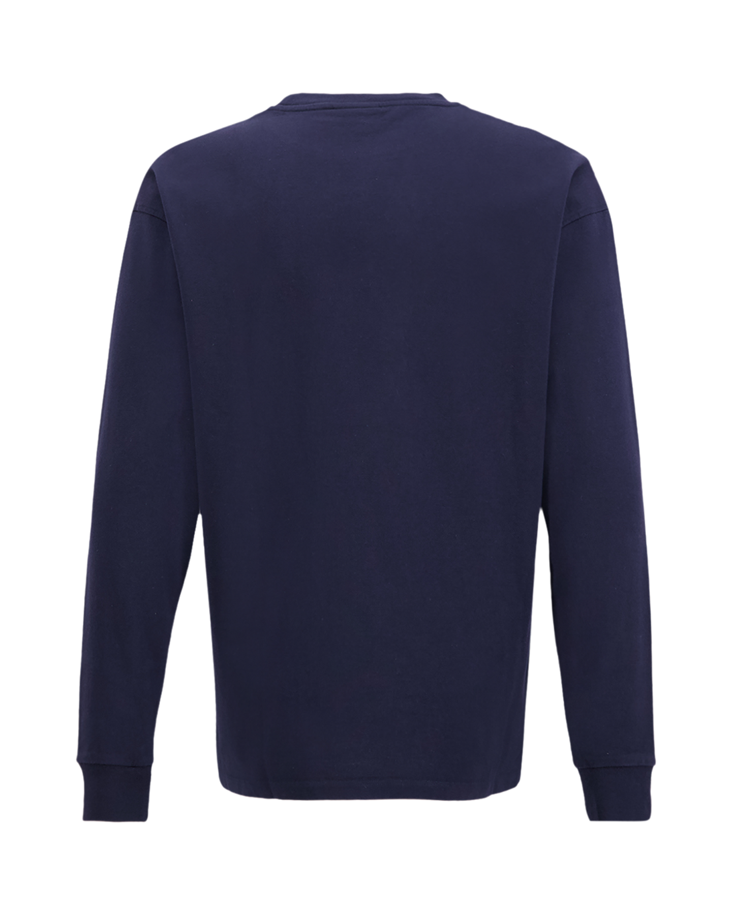 Drole de Monsieur Casino Scene Longsleeve Printed Tee-Shirt DONKERBLAUW 2