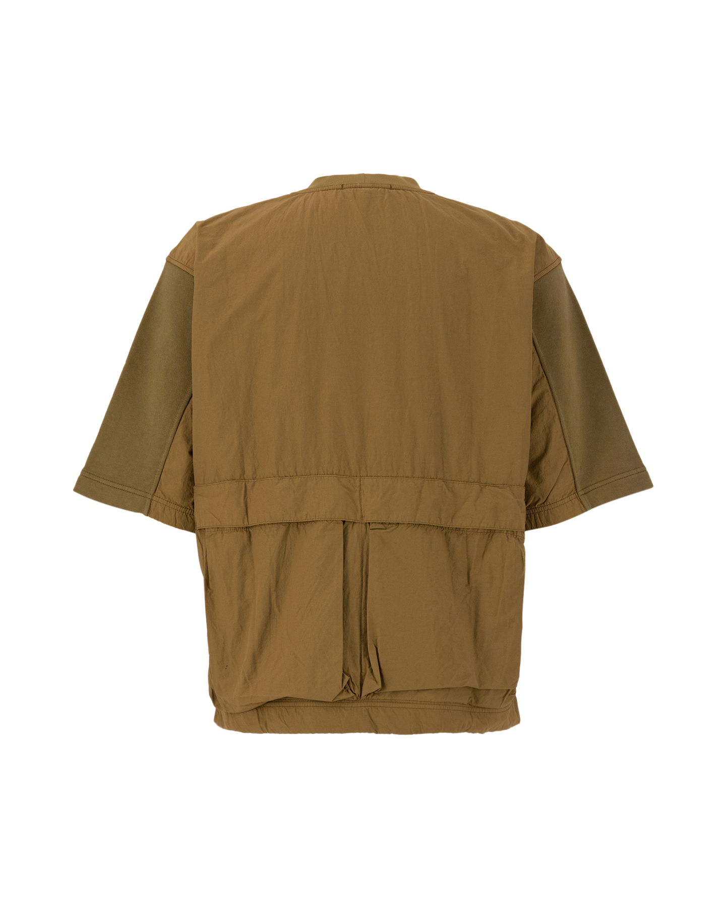 Stone Island 65833 Mix Fabric Cotton Fleece T-Shirt BRUIN 2