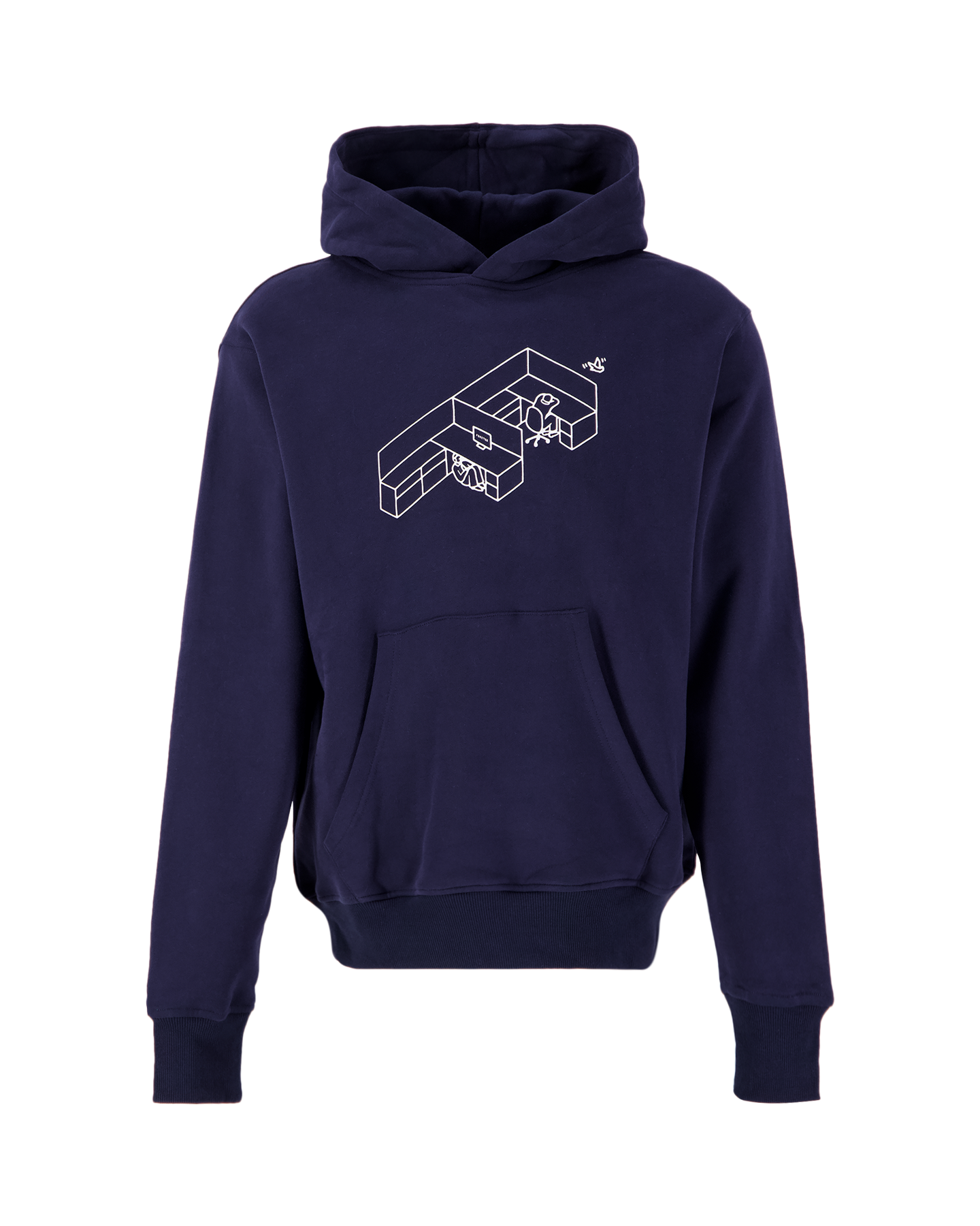 Freeter Cubicle Hoodie BLAUW 1