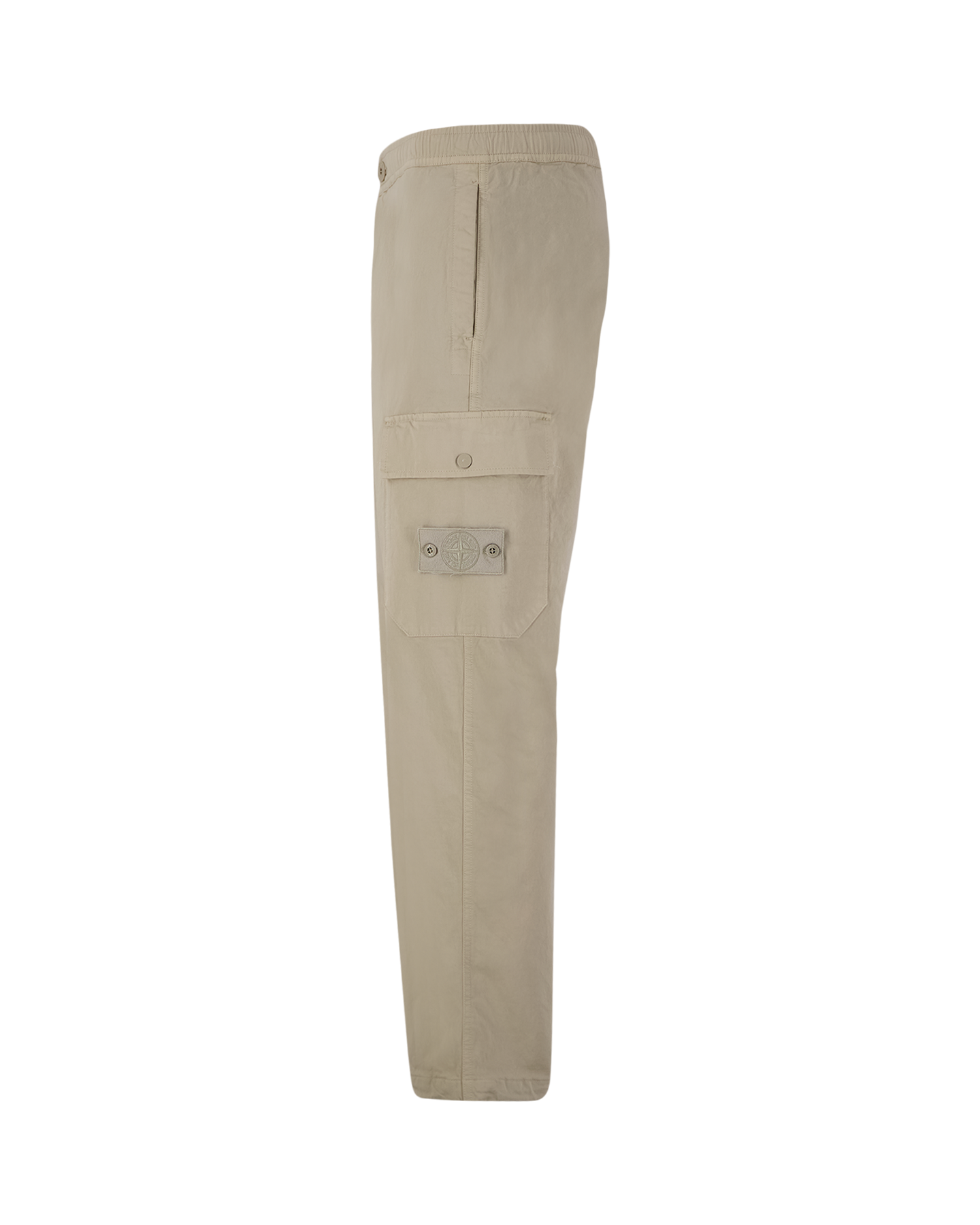 Stone Island 336F6 Cotton Satin Ghost Piece Cargo Pants BEIGE 3