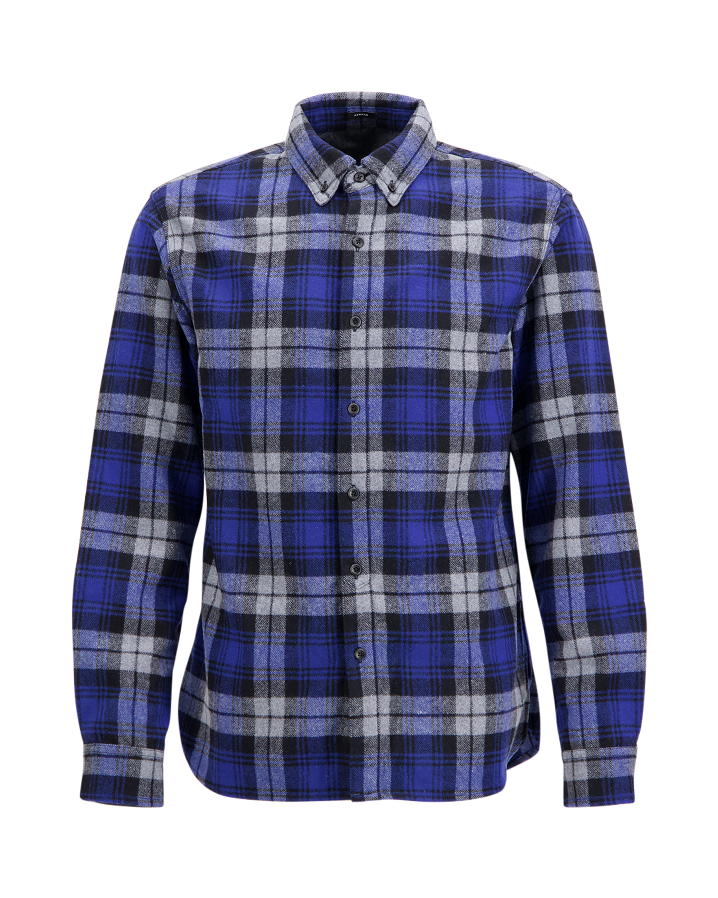 Denham Joe Shirt Chk BLAUW 1