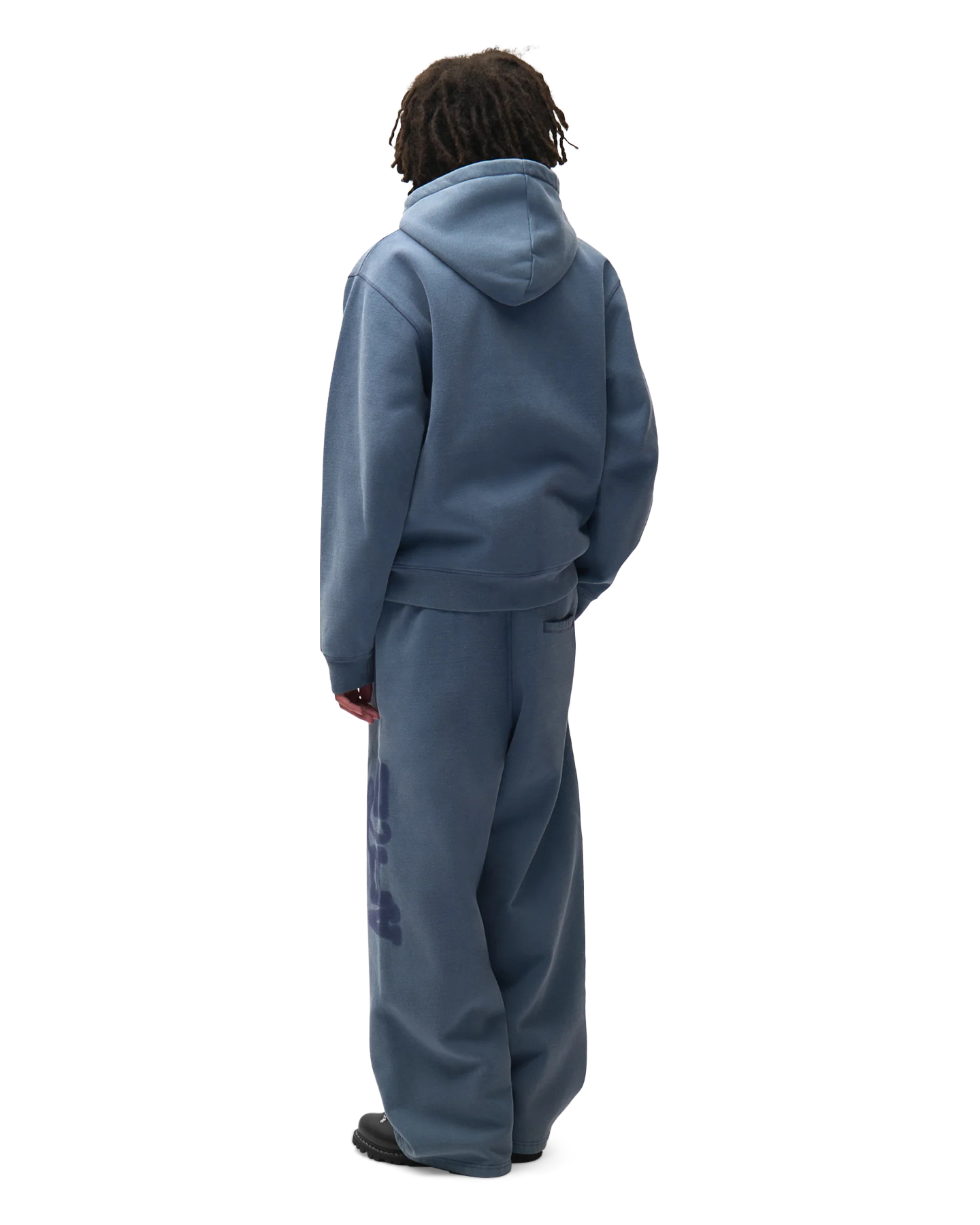 Arte Antwerp Stencil Sunfade Zip Hoodie DONKERBLAUW 4