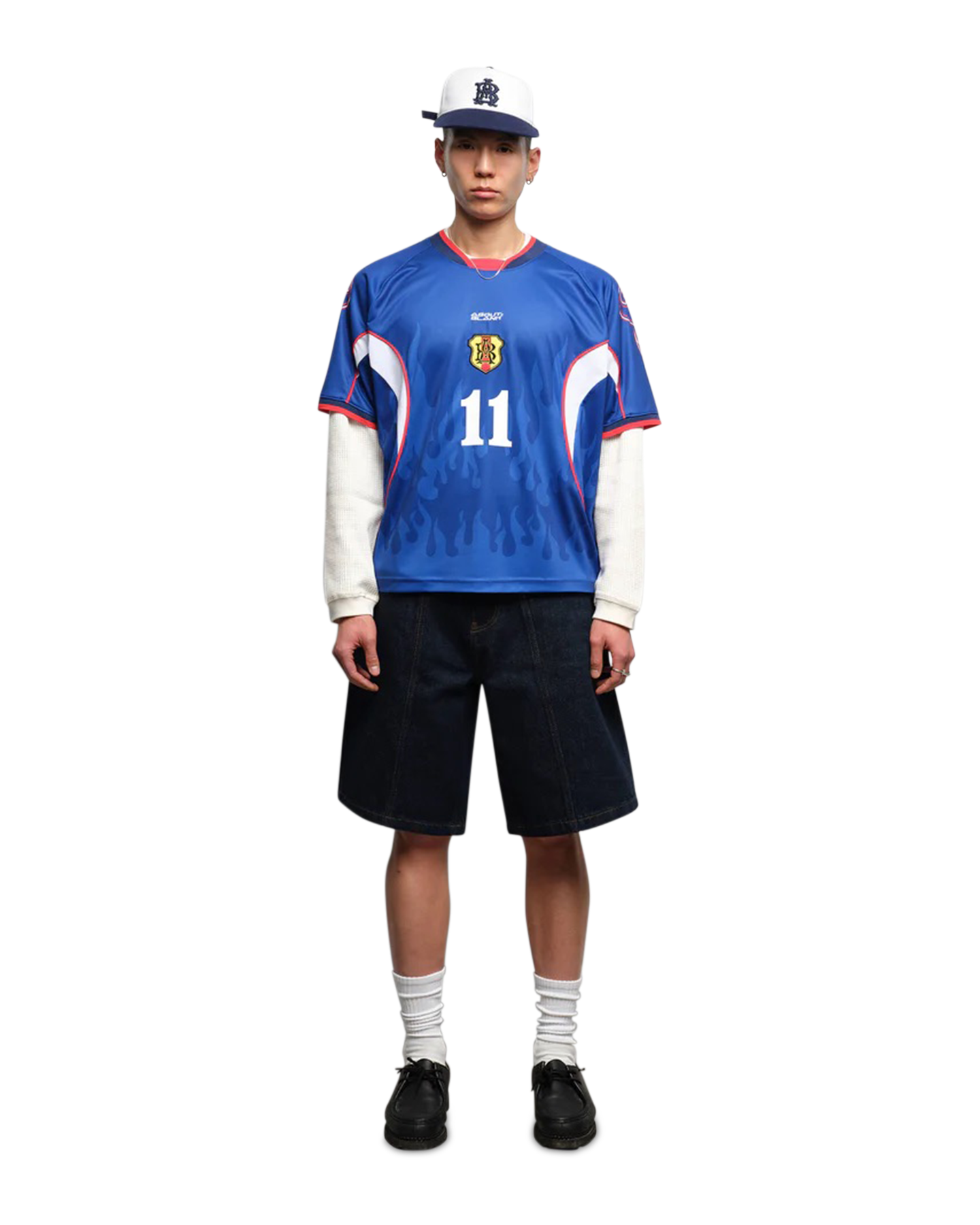 about:blank Football Jersey DONKERBLAUW 3