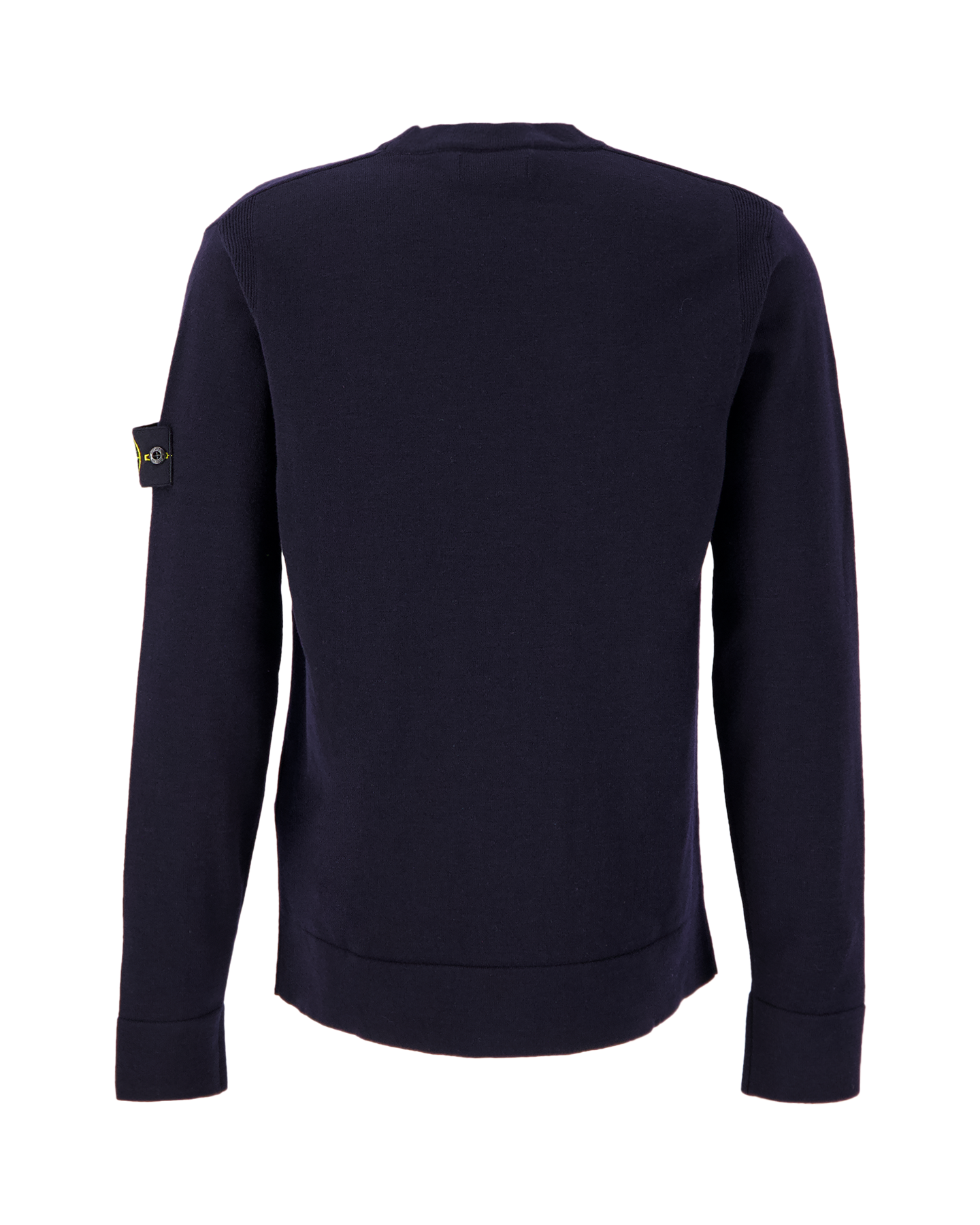 Stone Island 526A1 Stretch Wool Crewkneck Knit DONKERBLAUW 2