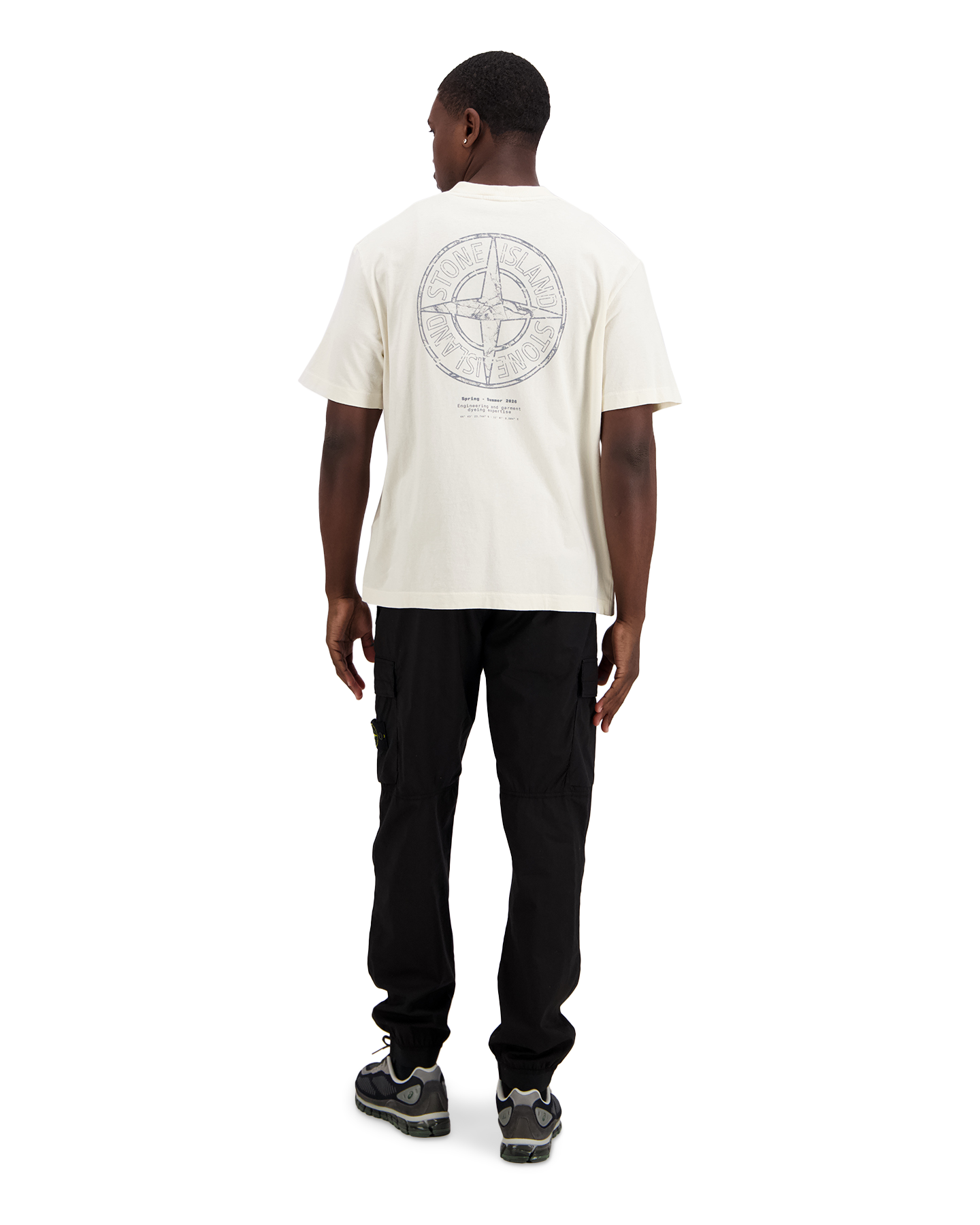 Stone Island S0285 Print T-Shirt CREME 3