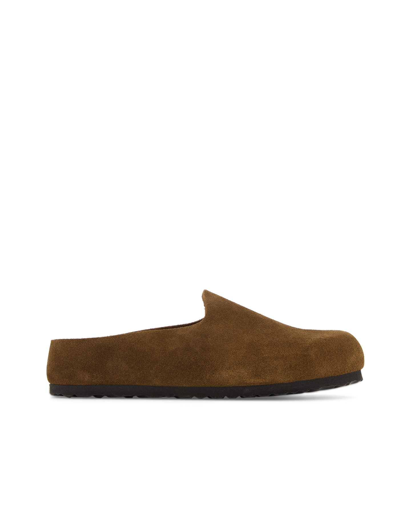Birkenstock Amsterdam Wrapped Suede Leather DONKERBRUIN 1