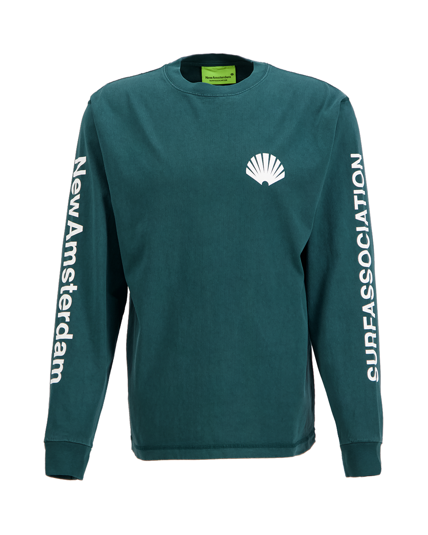 New Amsterdam Surf Association Logo Longsleeve Bottle GROEN 2