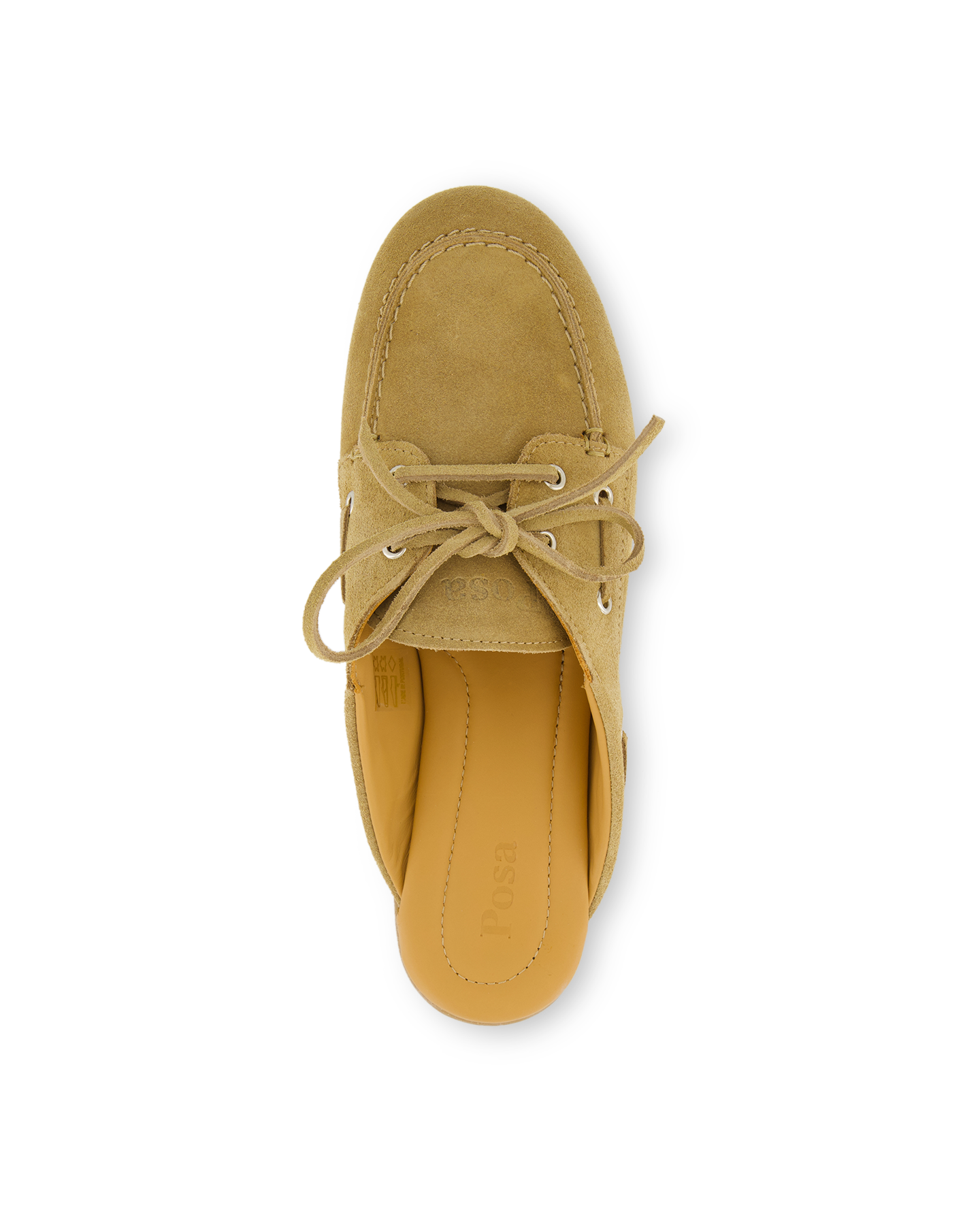 Posa Boat Loafer Mule - Suede BEIGE 5