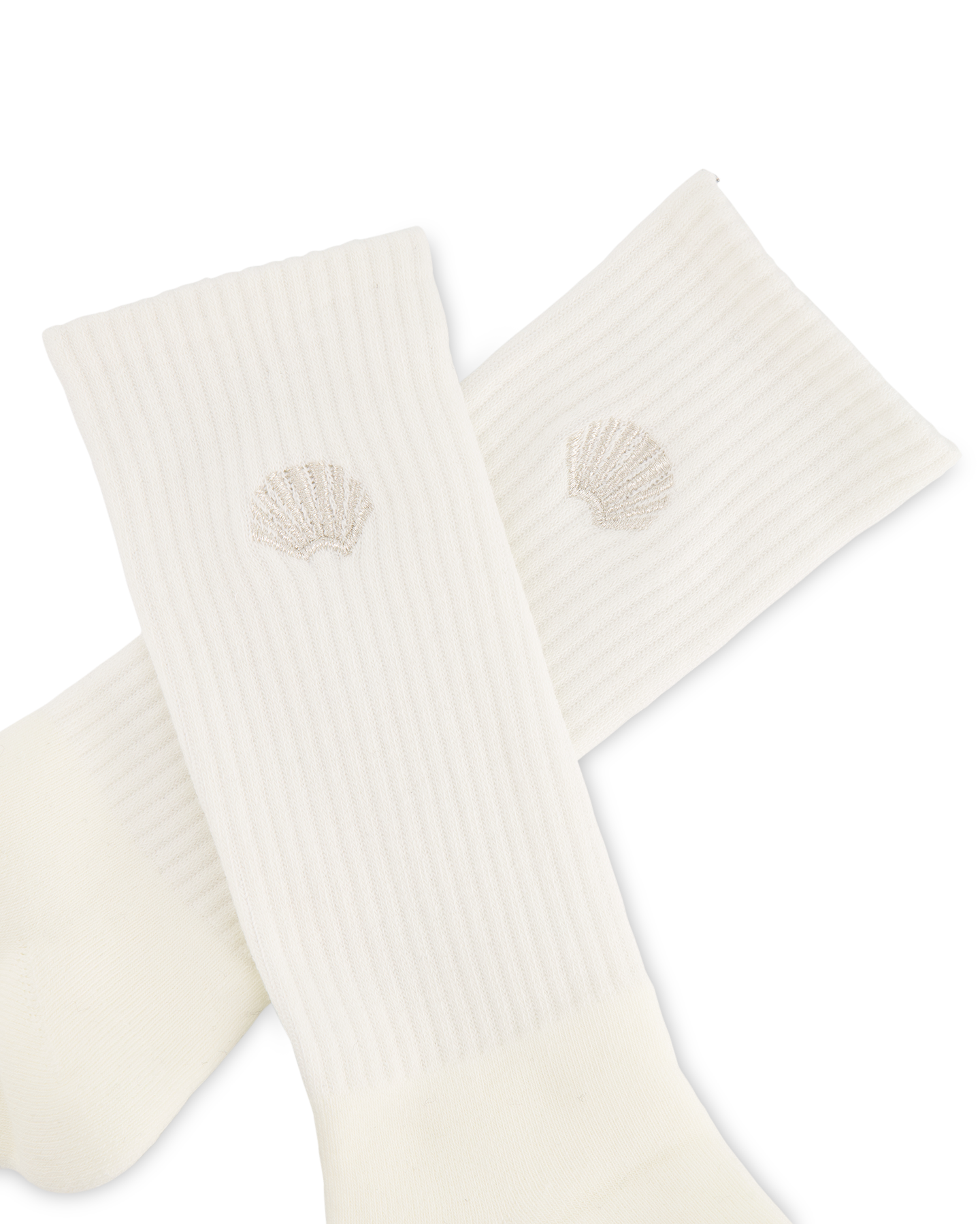 New Amsterdam Surf Association Embroidered Socks WIT 3