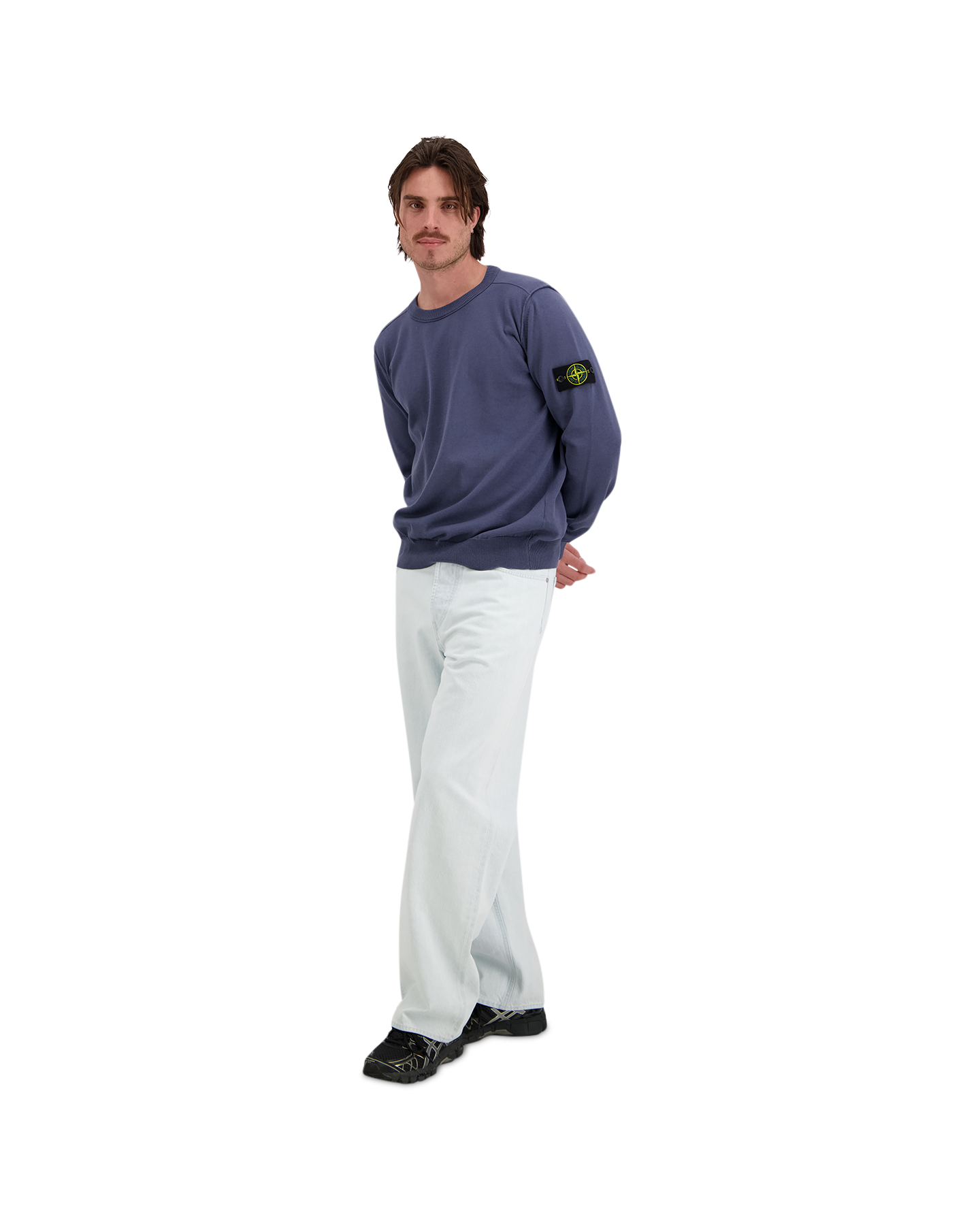Stone Island S00B2 Knitwear Trui GRIJS 3