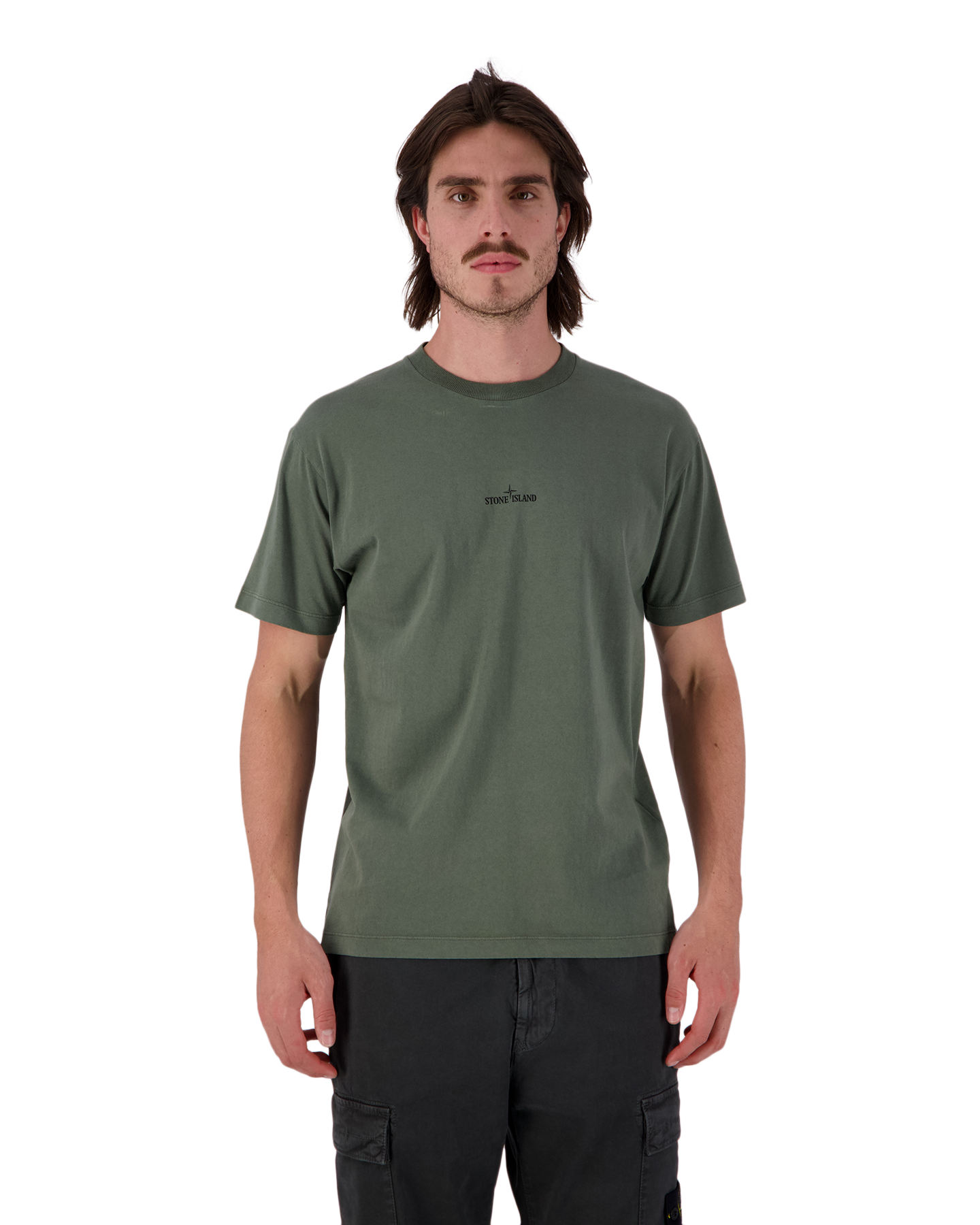 Stone Island 2NS81 Cotton Jersey Backprint T-Shirt GROEN 4