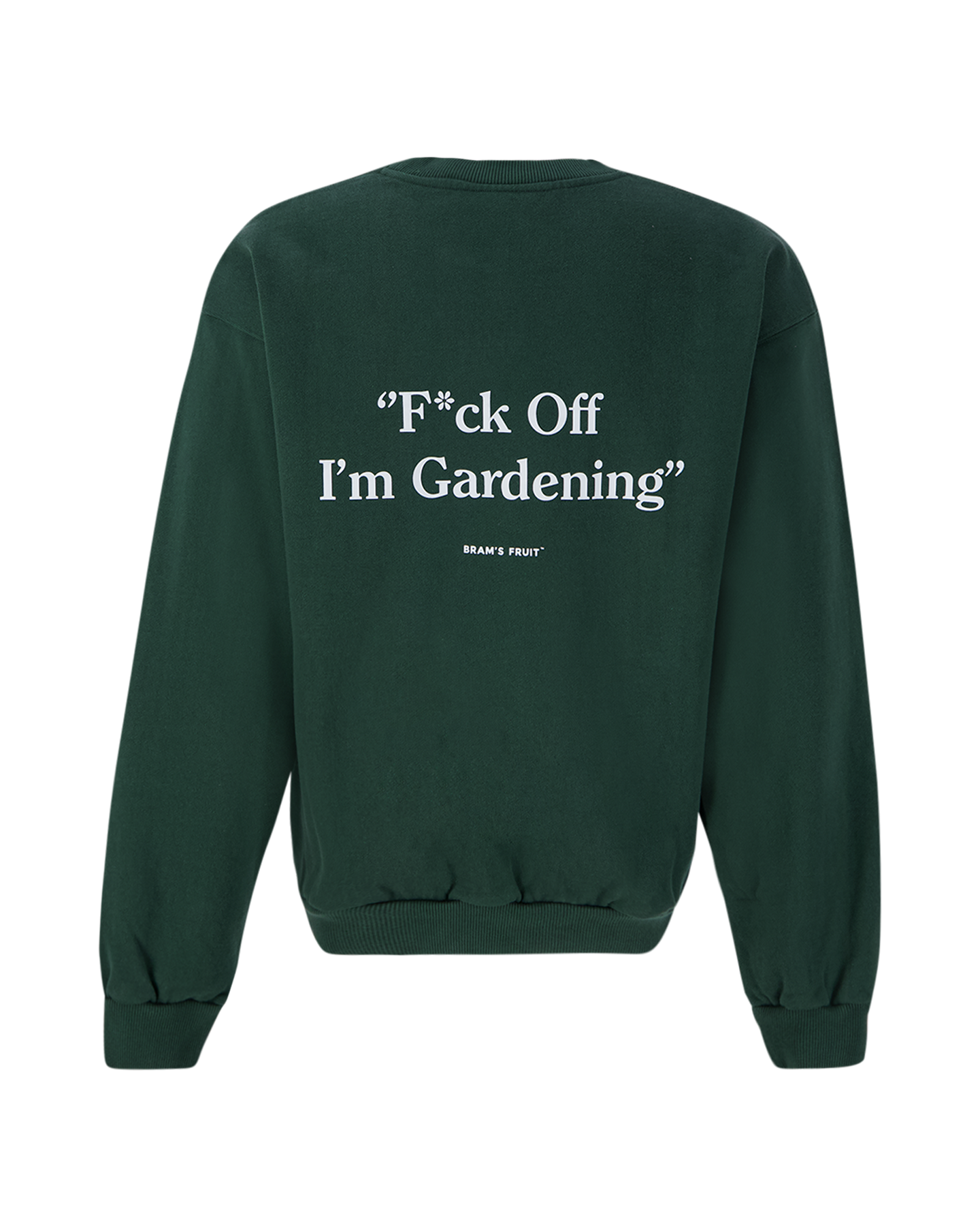 Brams Fruit F*ck Off I'm Gardening Crewneck GROEN 1