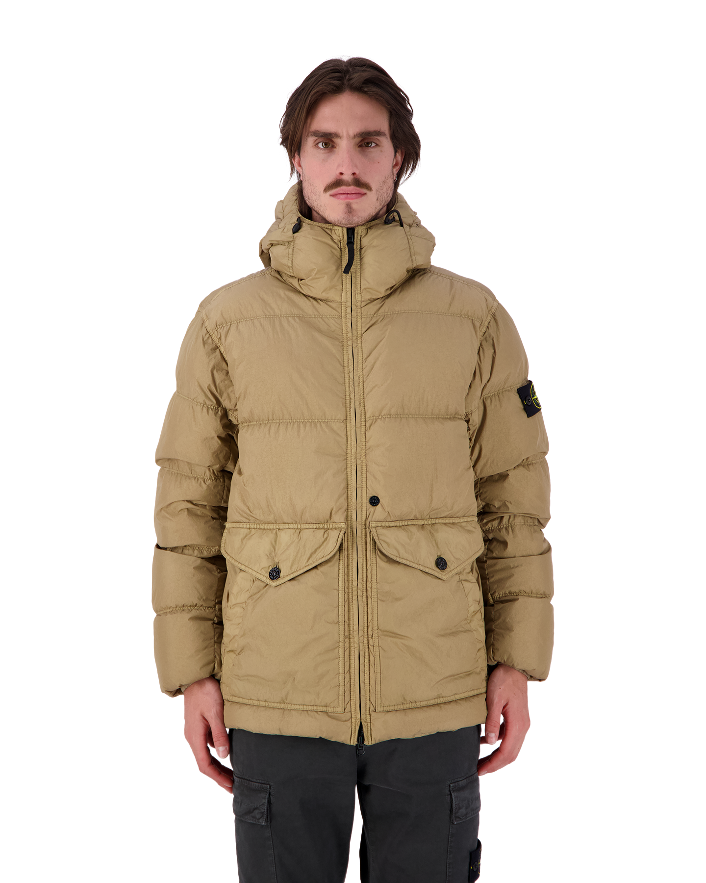 Stone Island 40723 Garment Dyed Crinkle Reps Jacket BRUIN 5