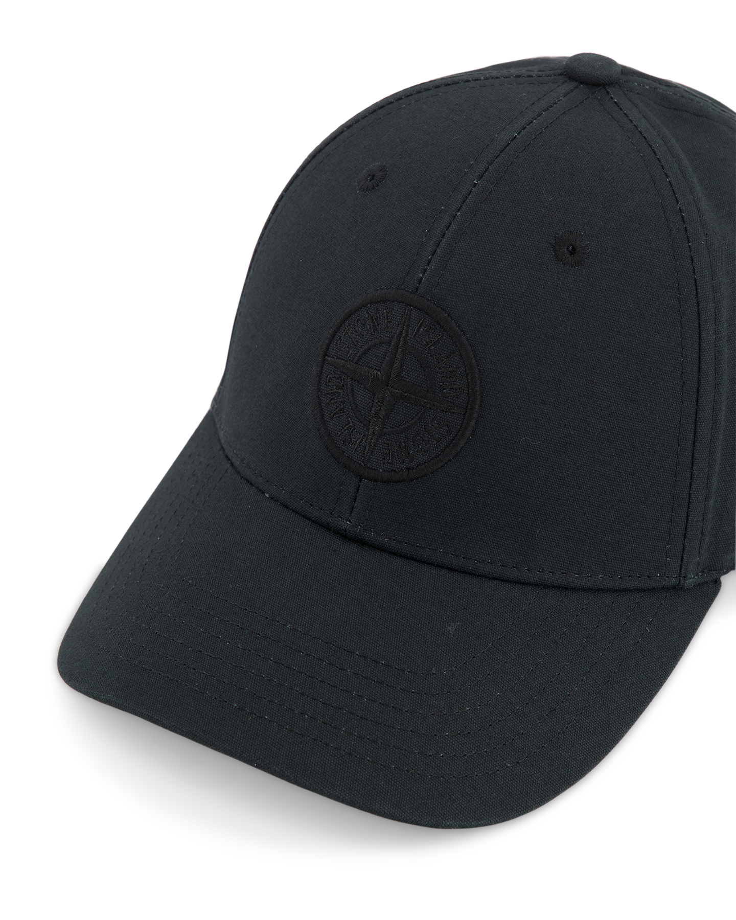 Stone Island 99661 Cotton Rep Cap ZWART 3