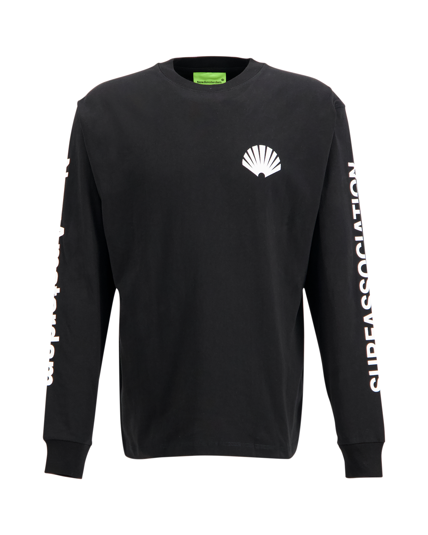 New Amsterdam Surf Association Logo Longsleeve ZWART 2