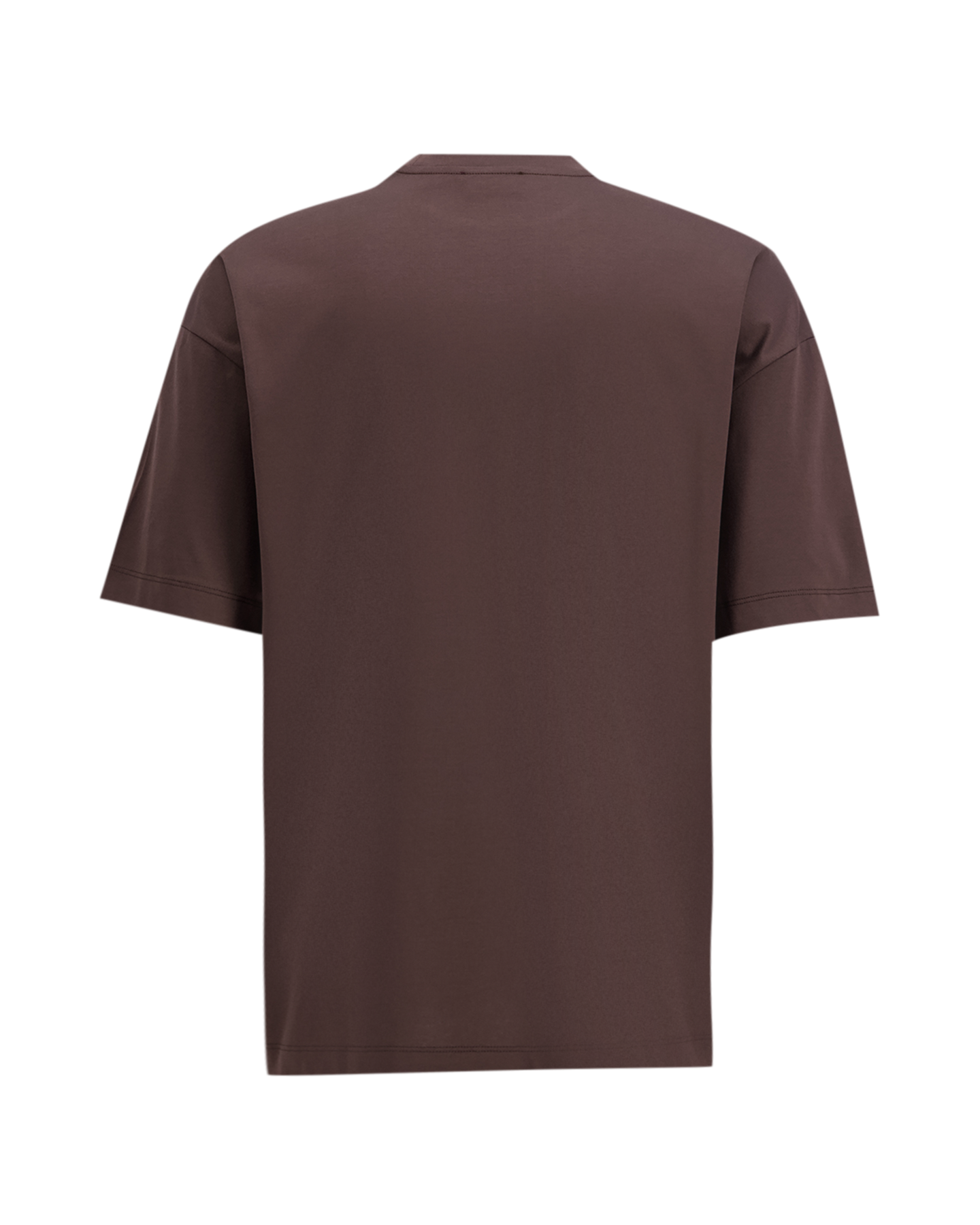 Valenza Interlock Supima Oversized T-Shirt DONKERBRUIN 2