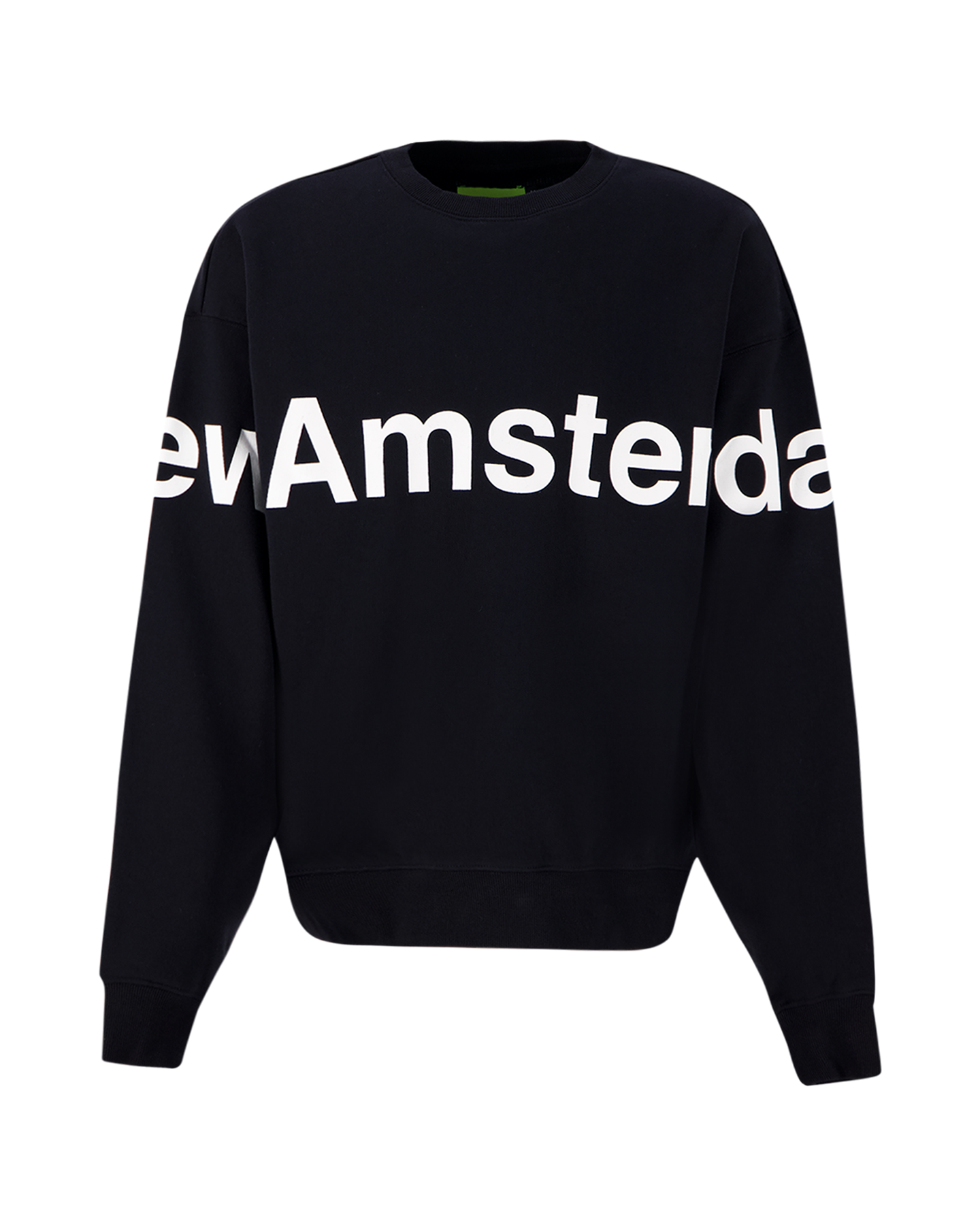 New Amsterdam Surf Association Logo Line Sweat Black ZWART 1