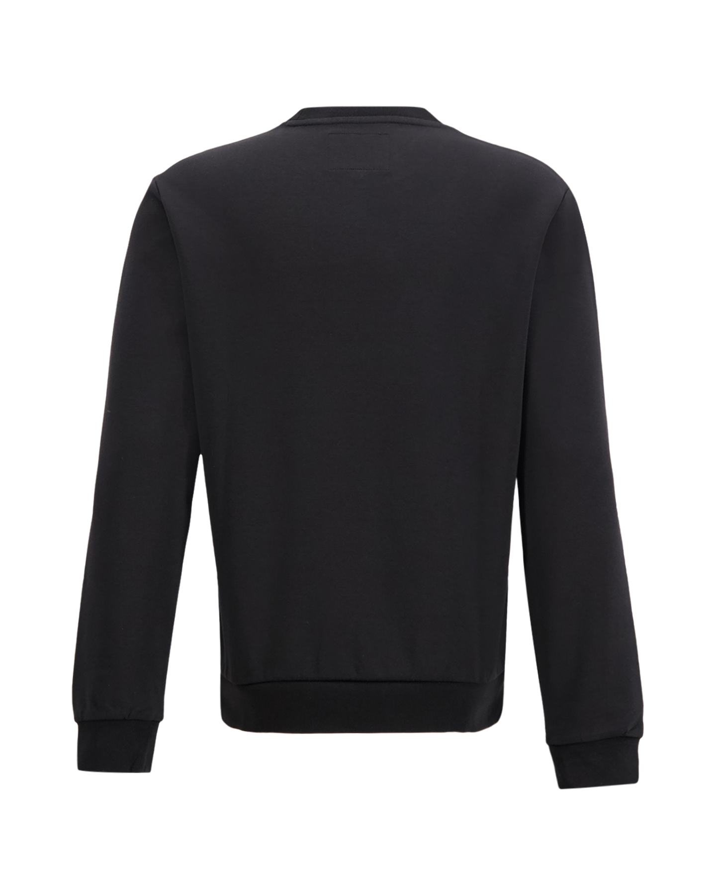 Woolrich Logo Interlock Crewneck ZWART 2
