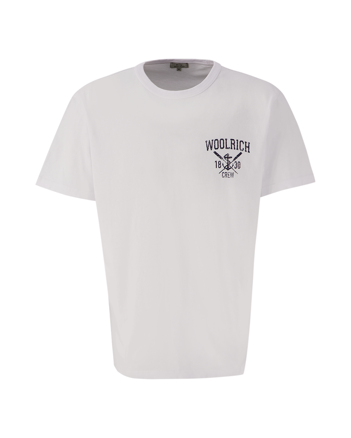Woolrich Navy Logo T-Shirt WIT 1