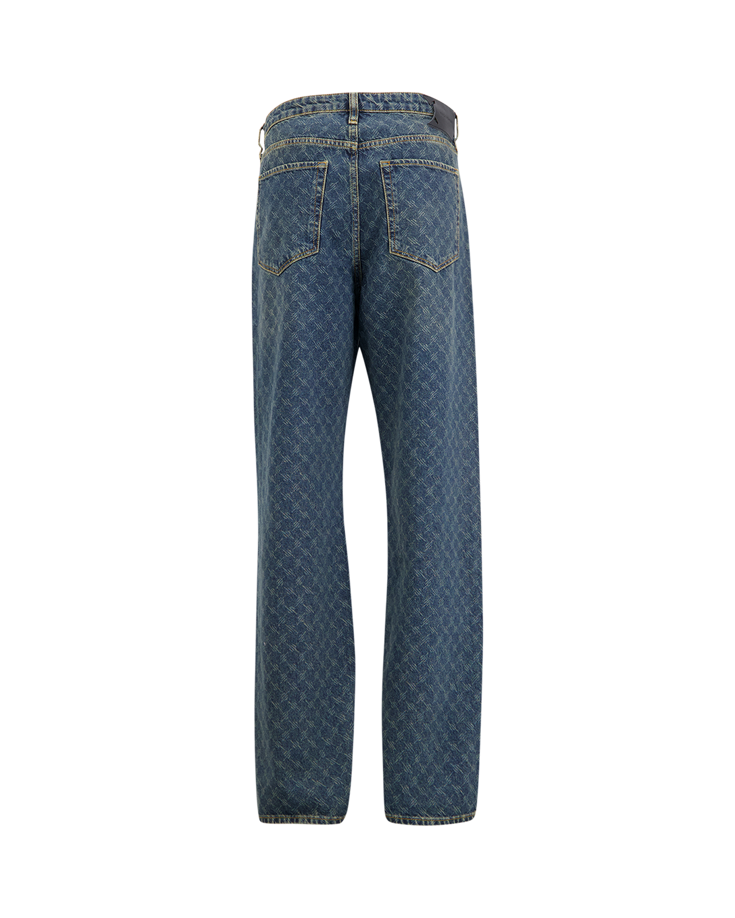 Daily Paper amba monogram jeans v2 BLAUW 2