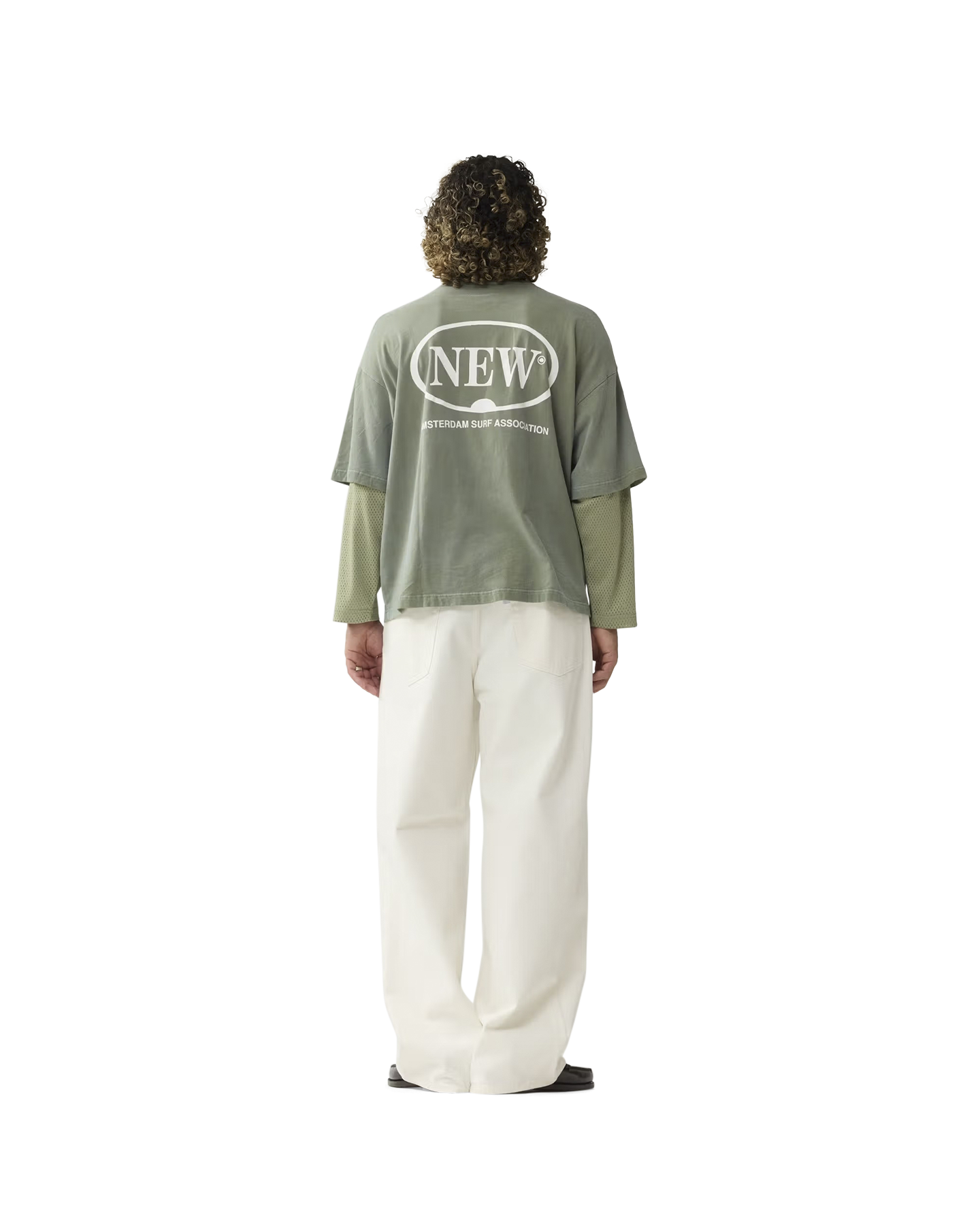New Amsterdam Surf Association Double Layer Longsleeve GROEN 3