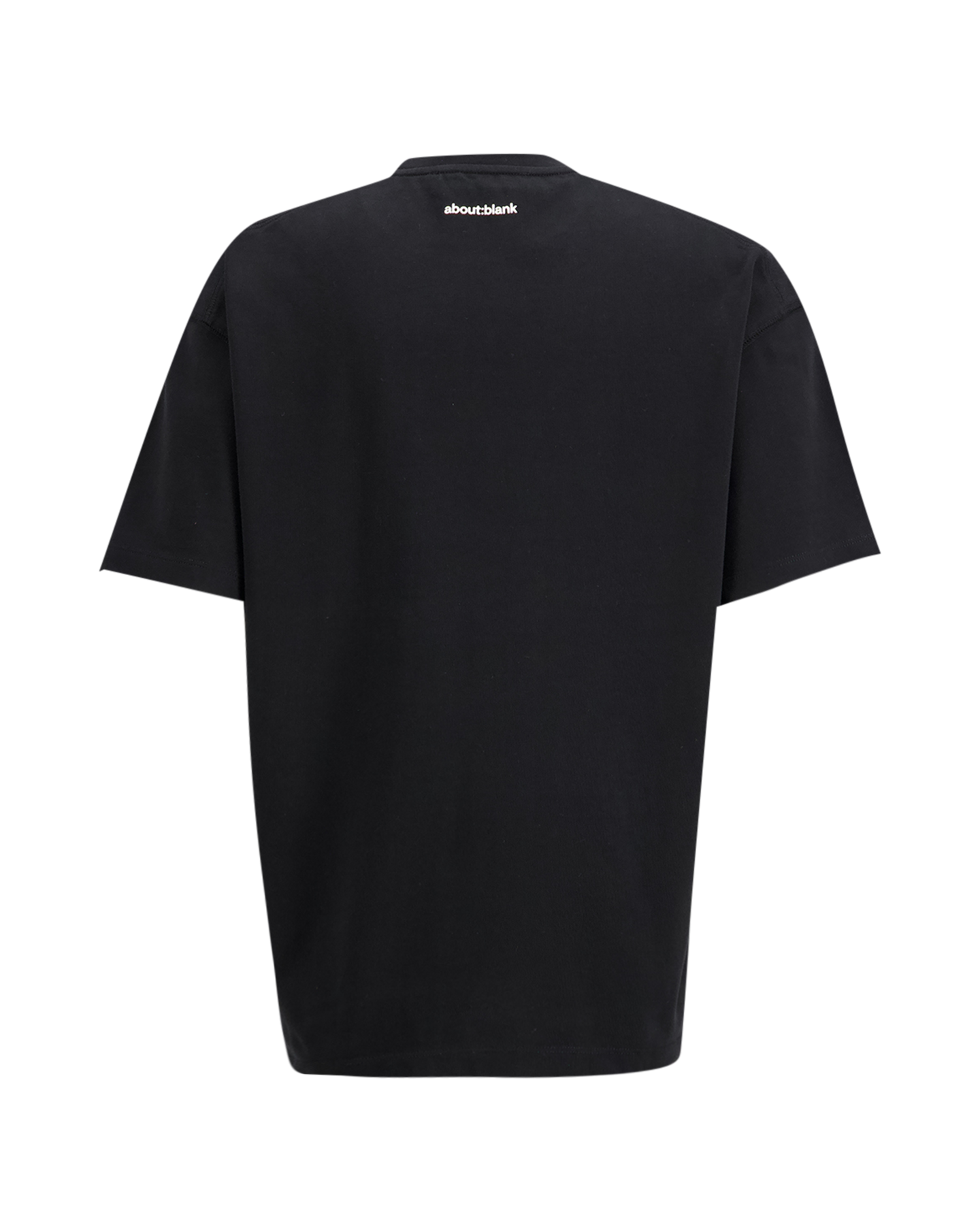 about:blank Monogram T Shirt ZWART 2