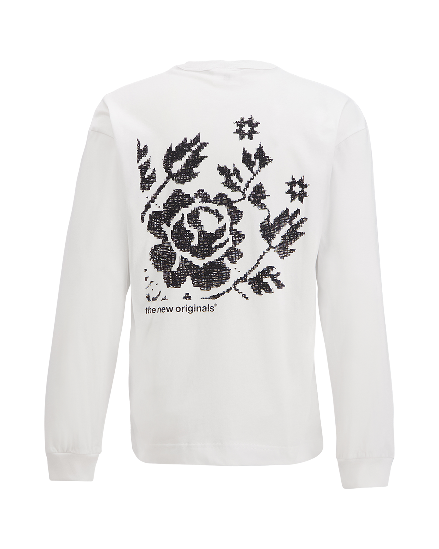 The New Originals Crochet Flower Longsleeve WIT 1