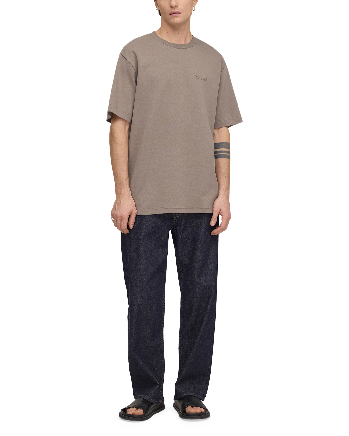 NN.07 Nat Ss Logo Tee 3457 BRUIN 3