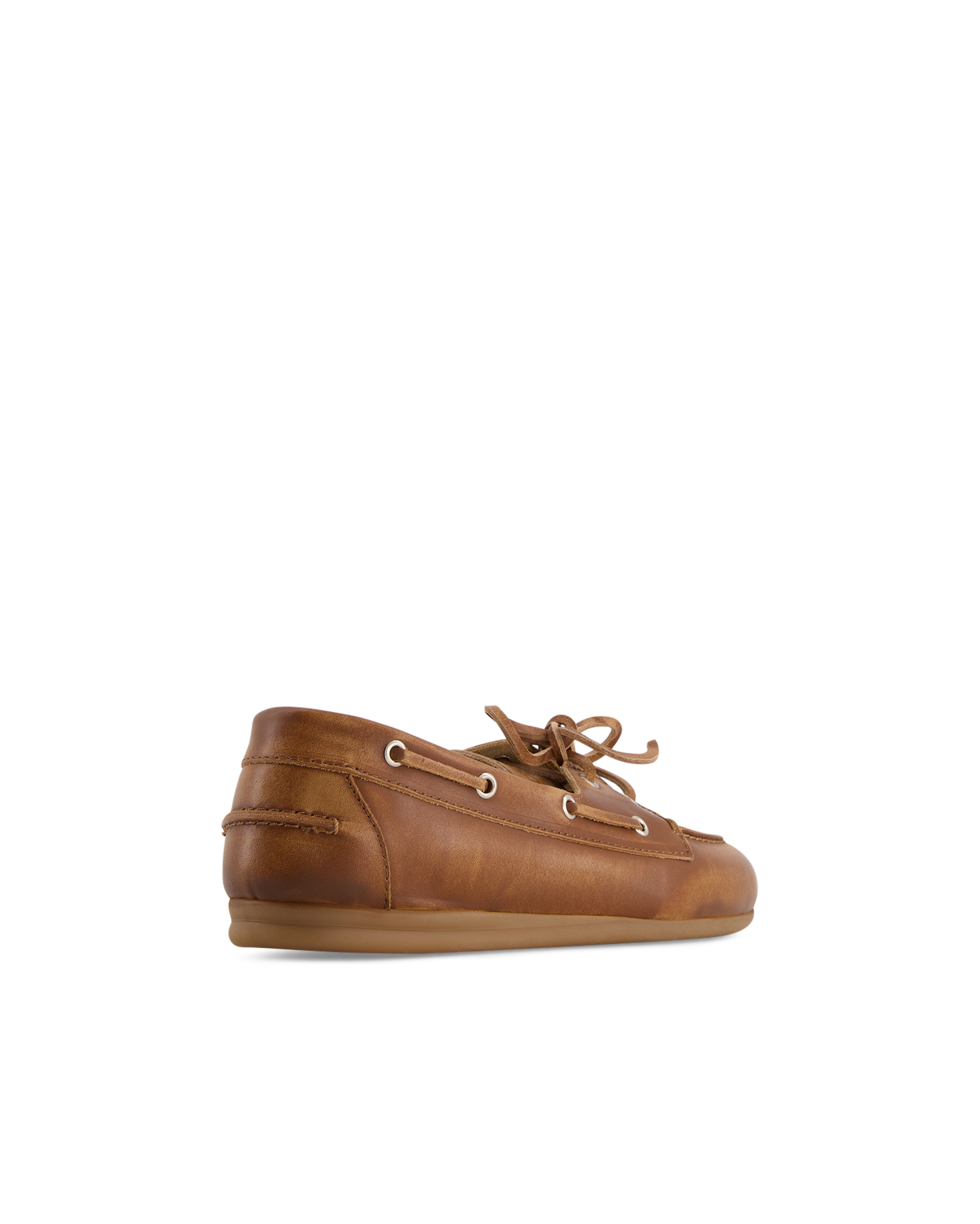 Posa Boat Loafer Brushed - Leather BRUIN 4