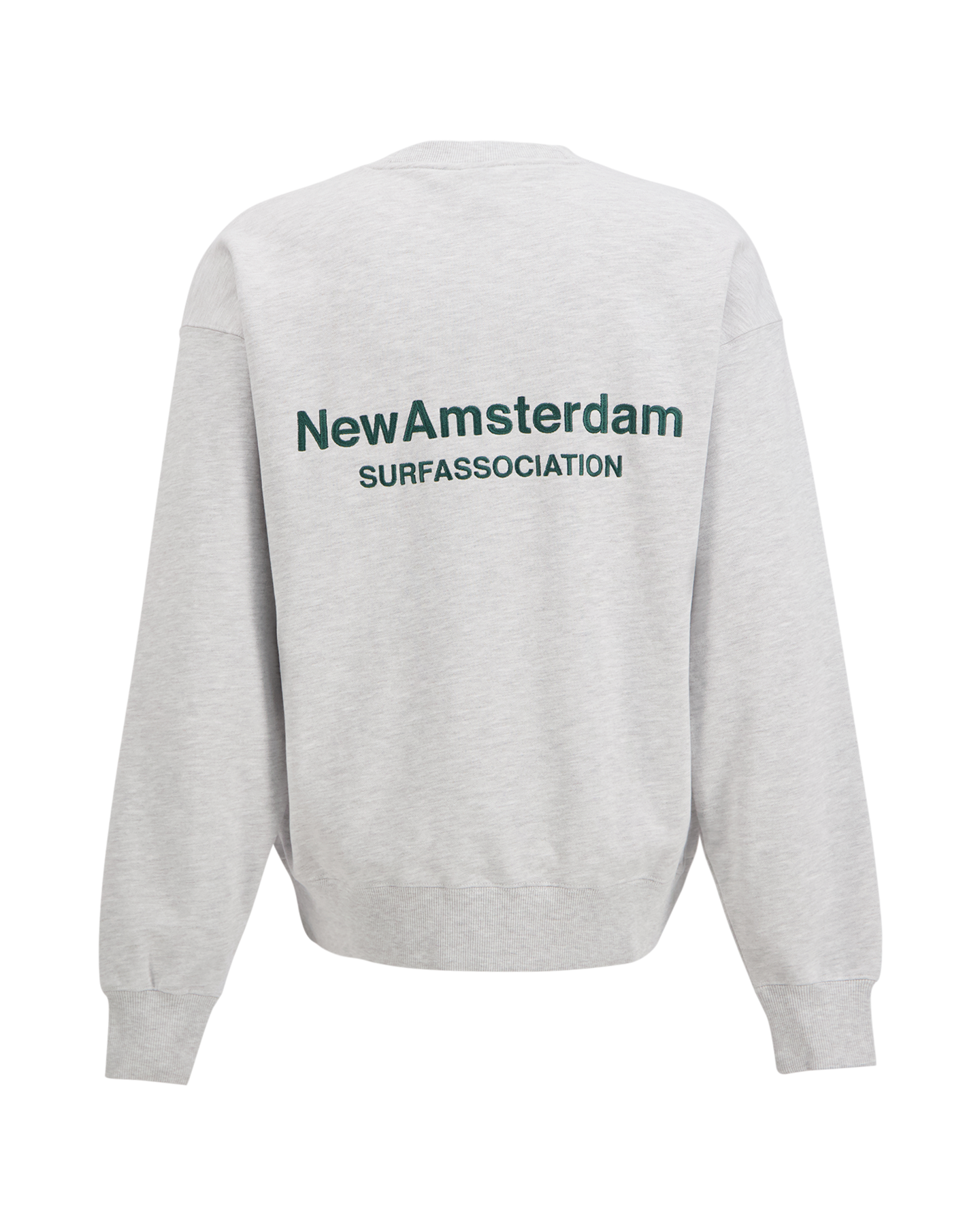 New Amsterdam Surf Association Logo Crewneck LICHTGRIJS 1