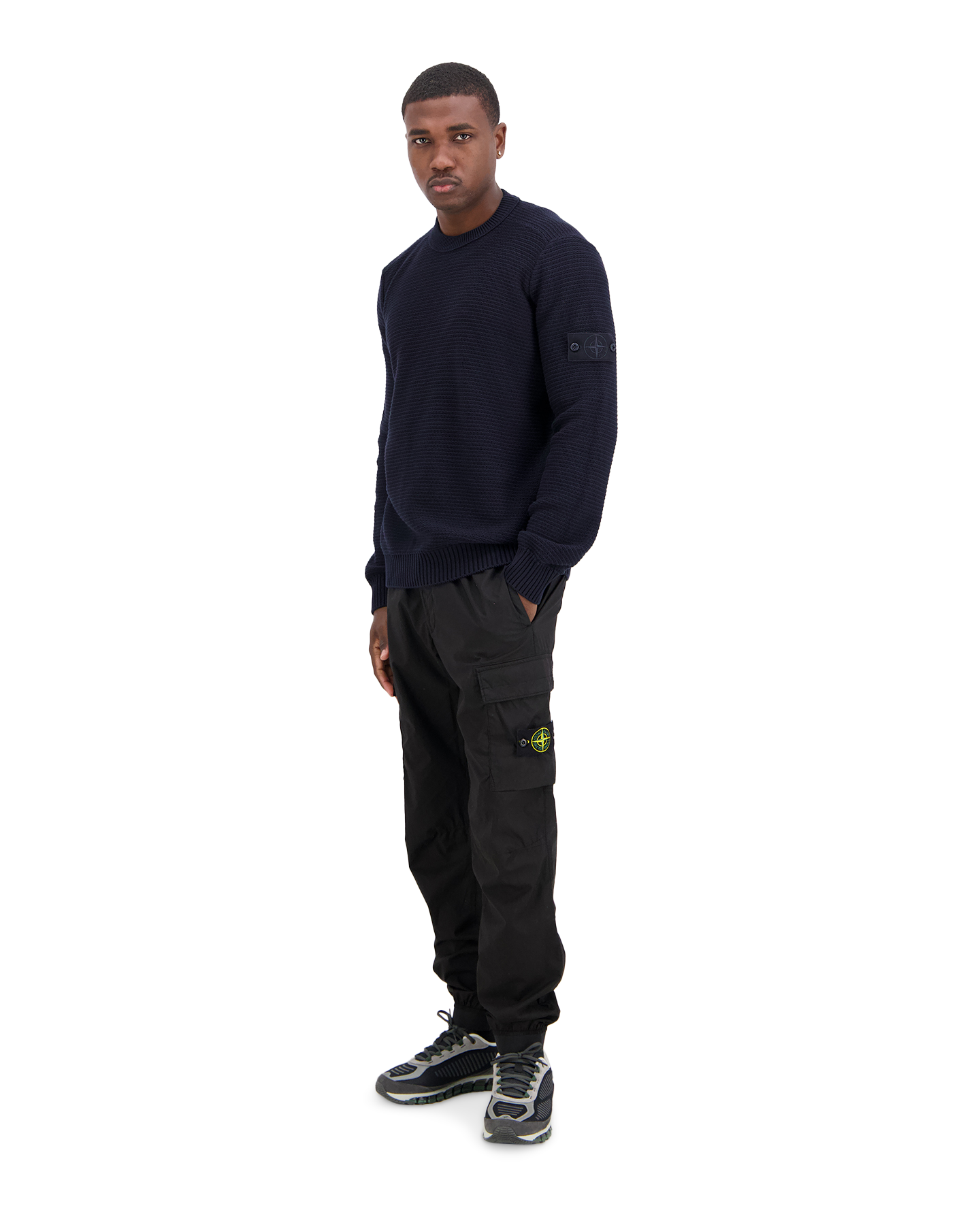 Stone Island S00Fa Ghost - Knitwear Trui DONKERBLAUW 3