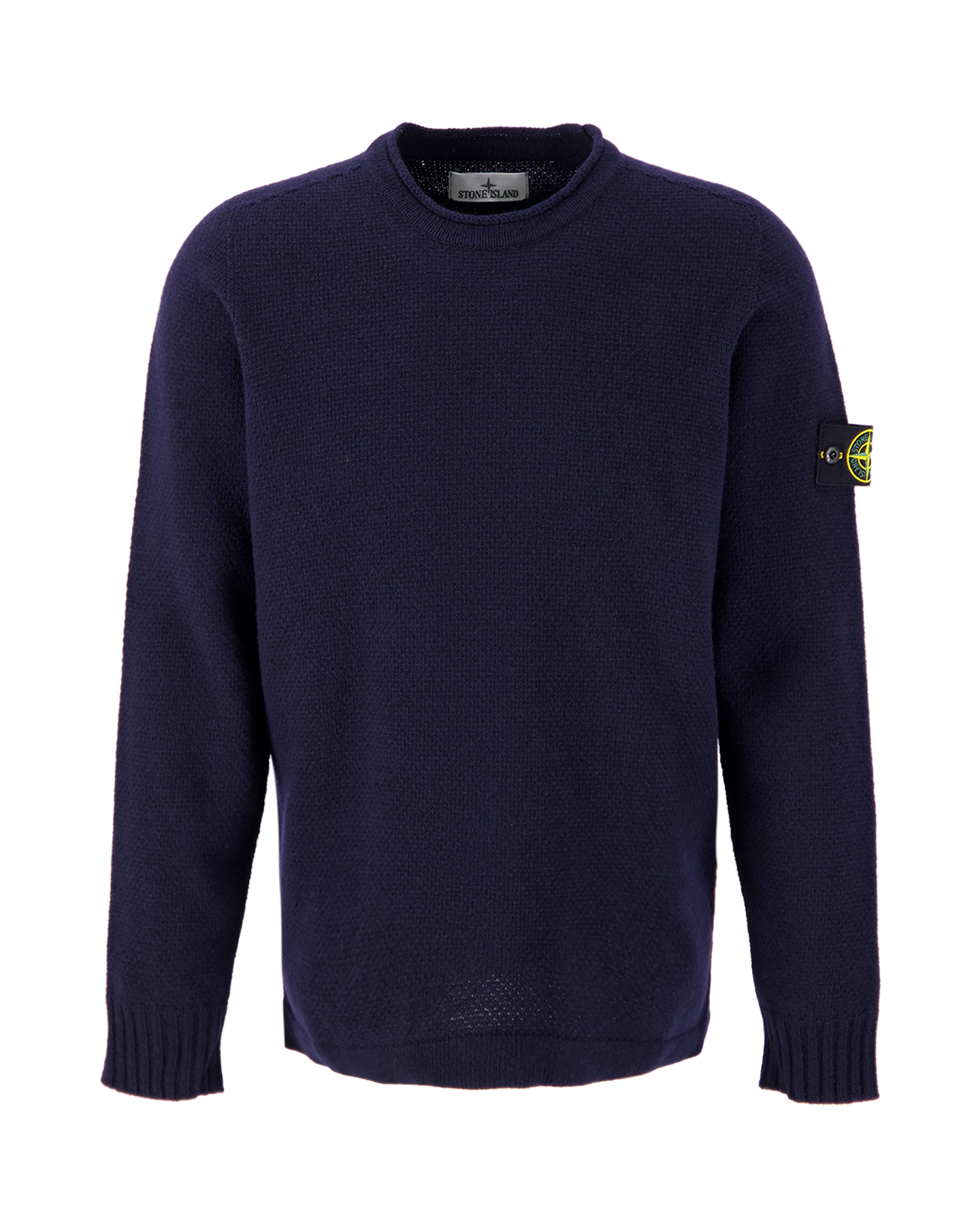 Stone Island 568A3 Lambswool Crewneck Knit DONKERBLAUW 1