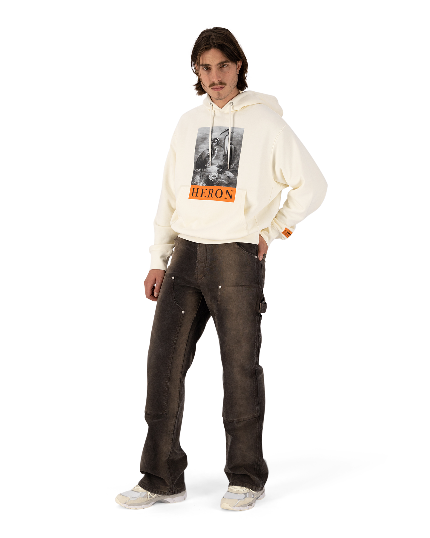 Heron Preston Distressed Canvas Carpenter BRUIN 3