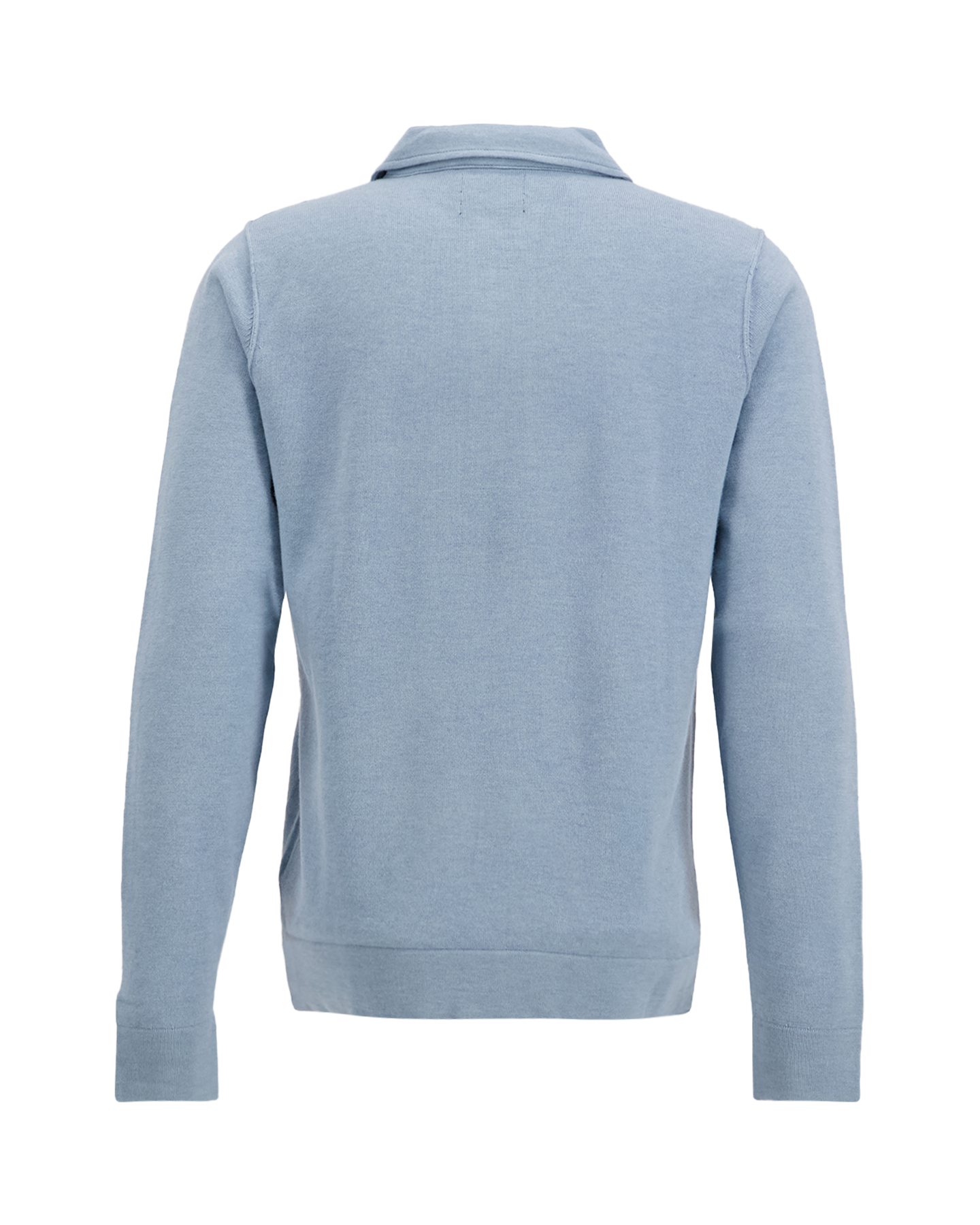 Butcher of Blue Clifden Zip Polo BLAUW 2