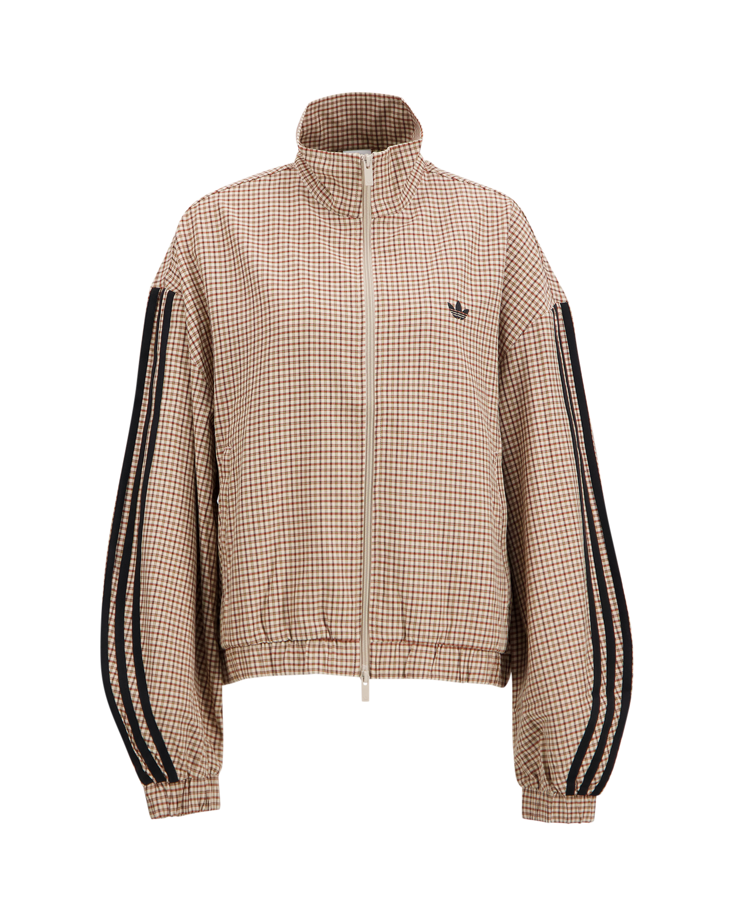 adidas Badigirl Checks Track Top BEIGE 1