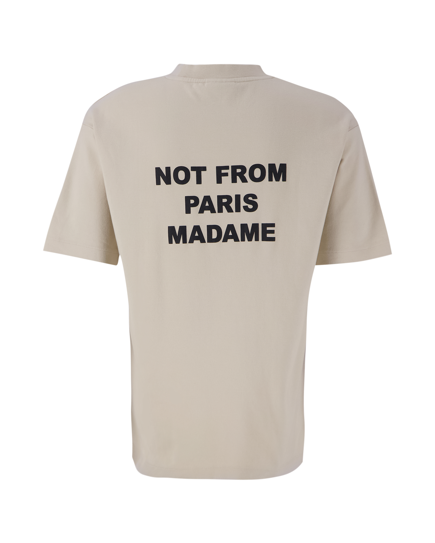 Drole de Monsieur Le T-Shirt Slogan BEIGE 1