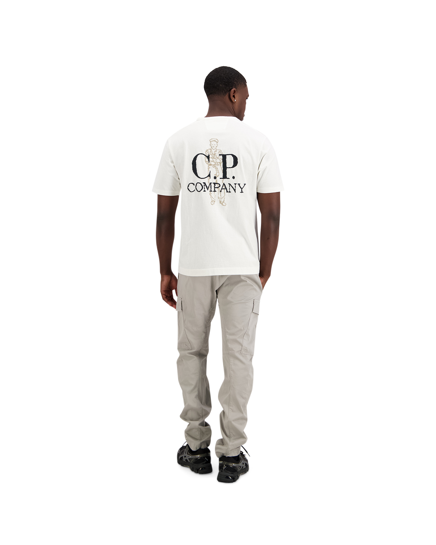 C.P. Company Print T-Shirt CREME 3