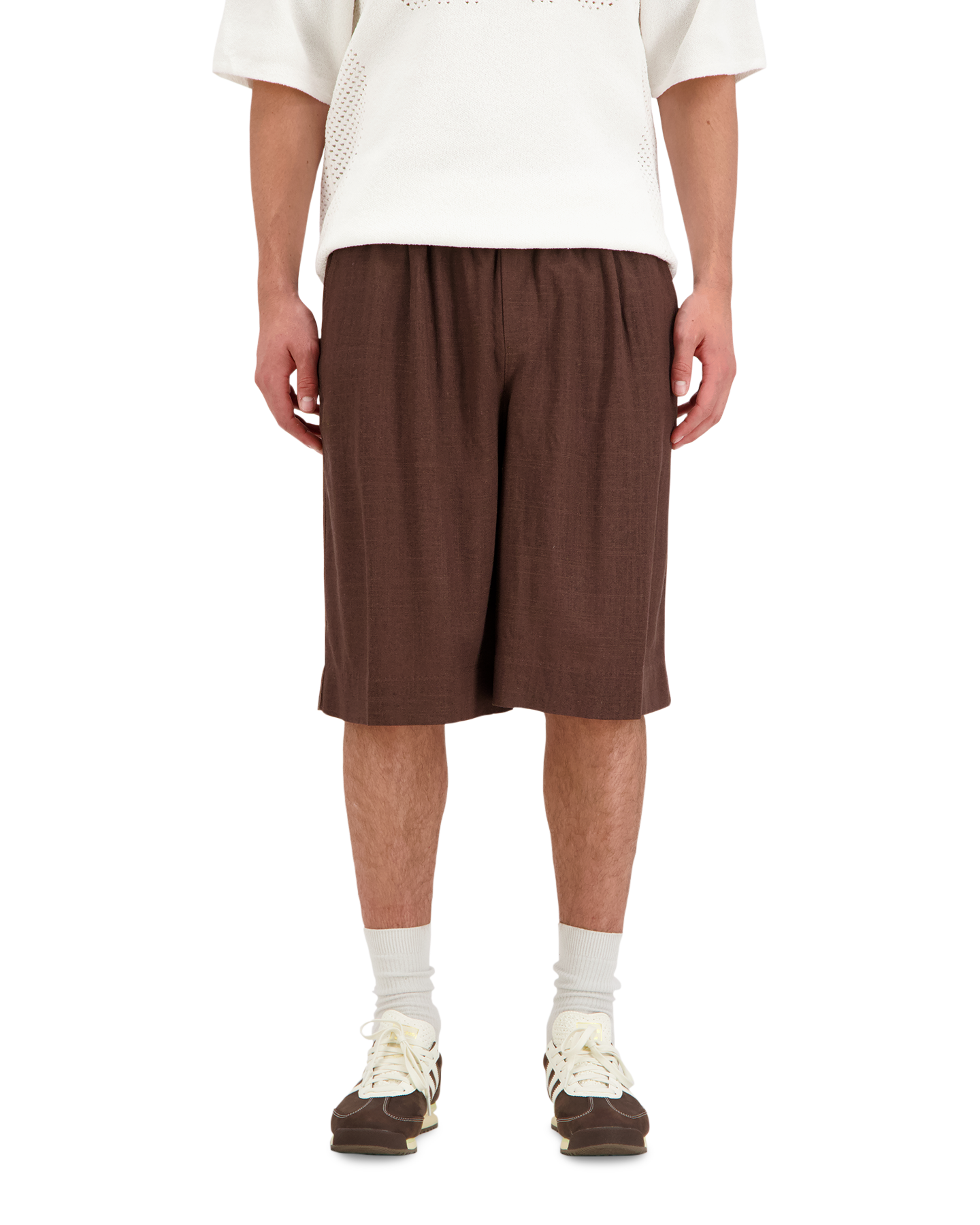 adidas adidas x Arte Antwerp Linen Bermudas BRUIN 4