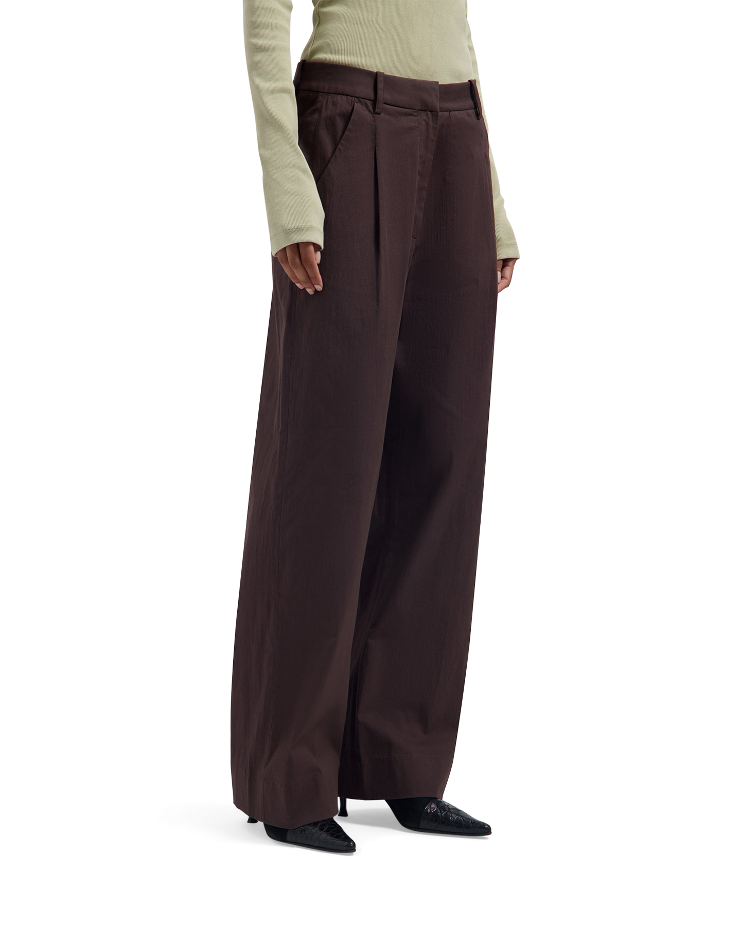 OLAF Tailored Trousers DONKERBRUIN 3