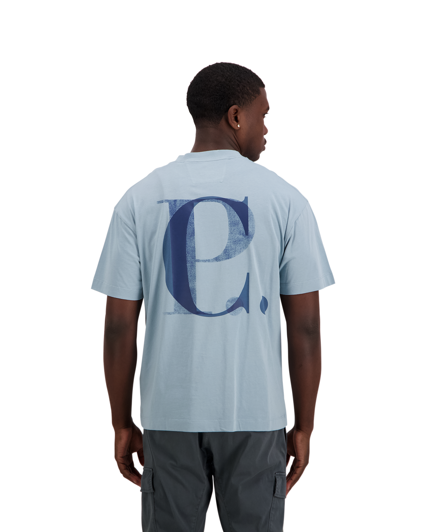 C.P. Company T-Shirt Met Backprint BLAUW 5