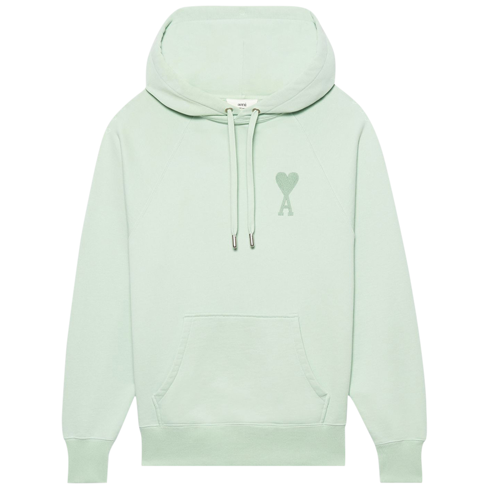 AMI Paris AMI De Coeur Hoodie LICHTGROEN 0